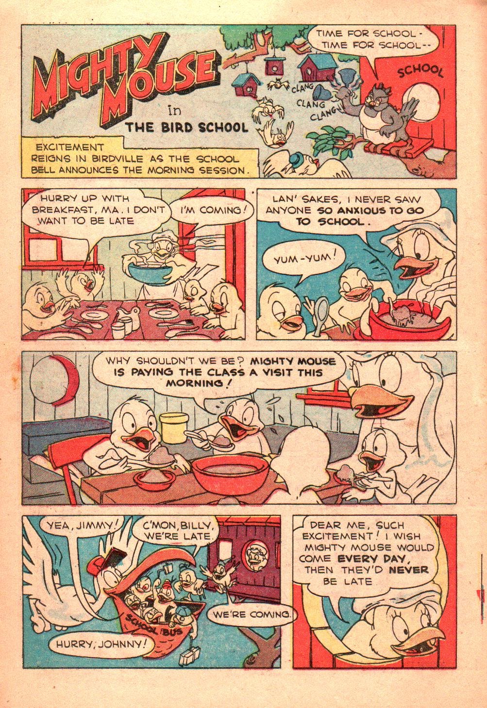 Read online Paul Terry's Mighty Mouse Comics comic -  Issue #15 - 18