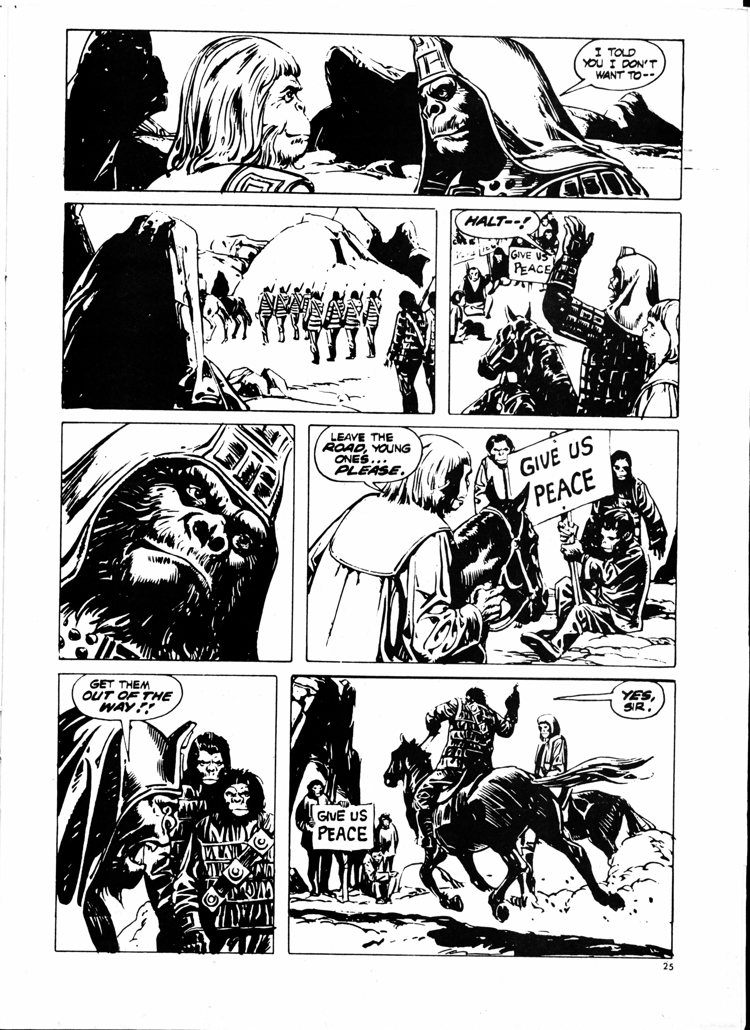 Read online Planet of the Apes (1974) comic -  Issue #121 - 25