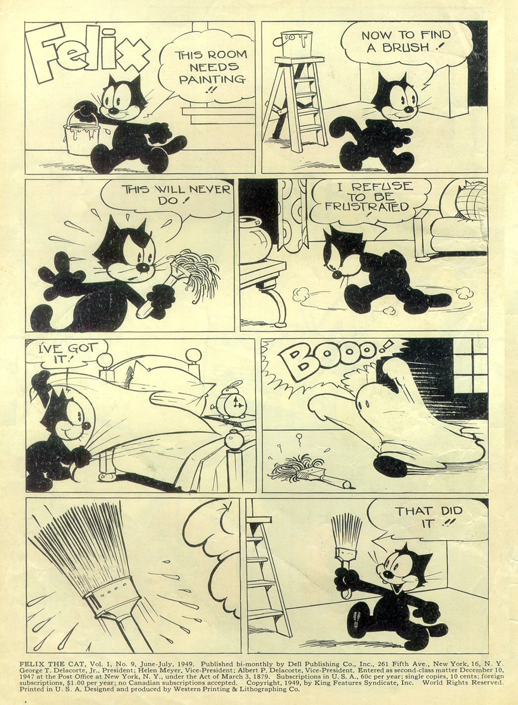Read online Felix the Cat (1948) comic -  Issue #9 - 2