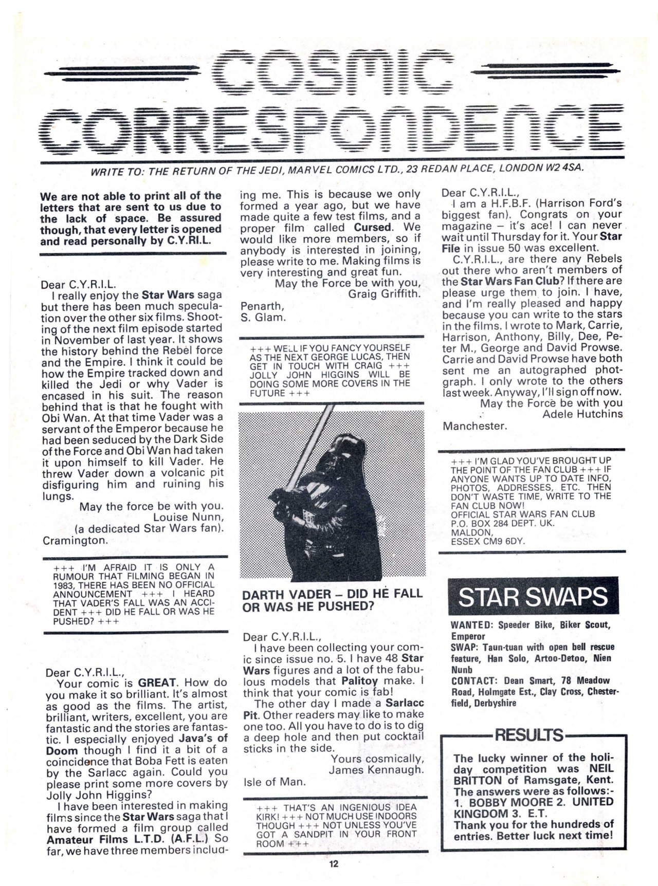 Read online Return of the Jedi comic -  Issue #58 - 12