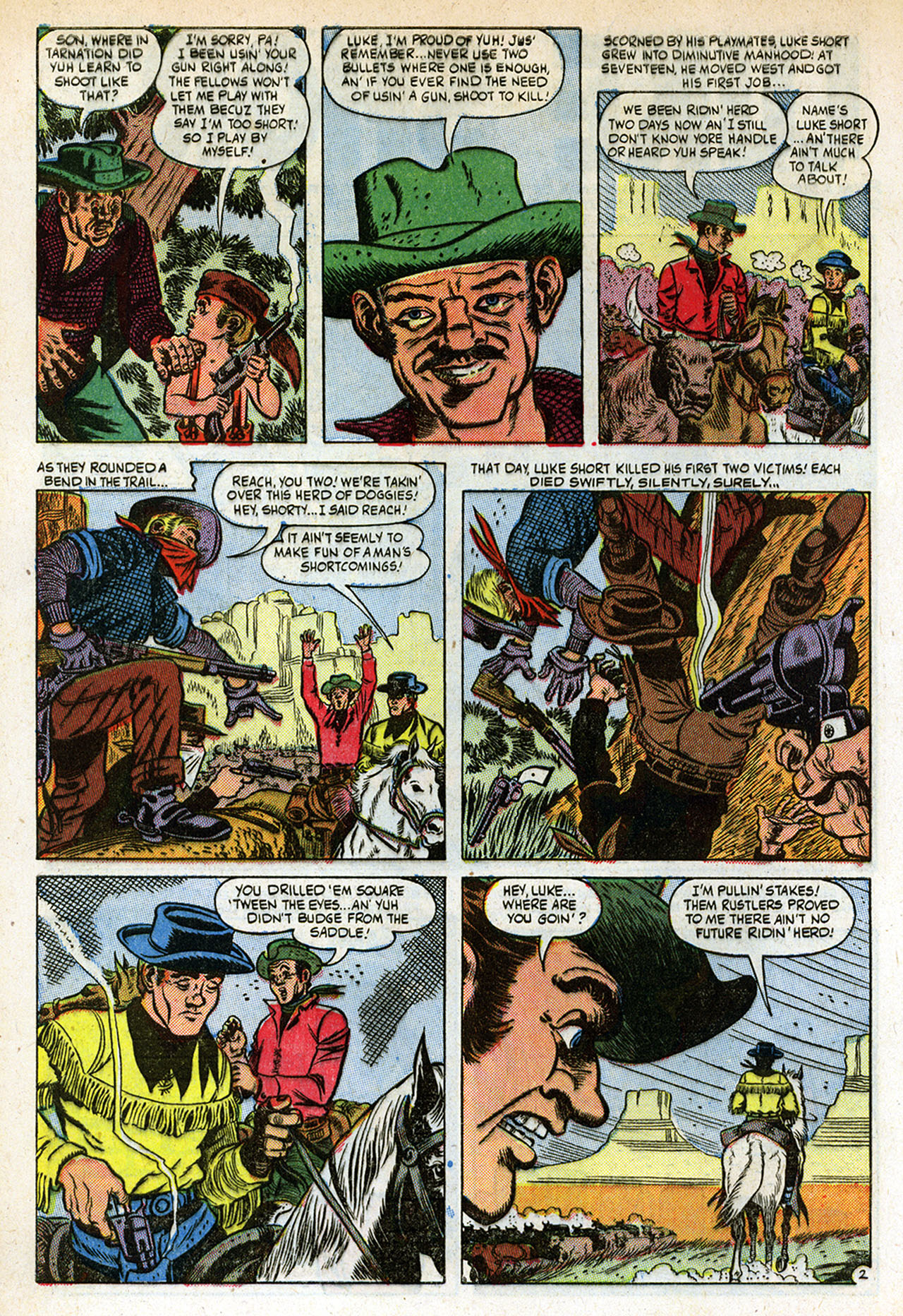 Read online Western Outlaws (1954) comic -  Issue #4 - 28