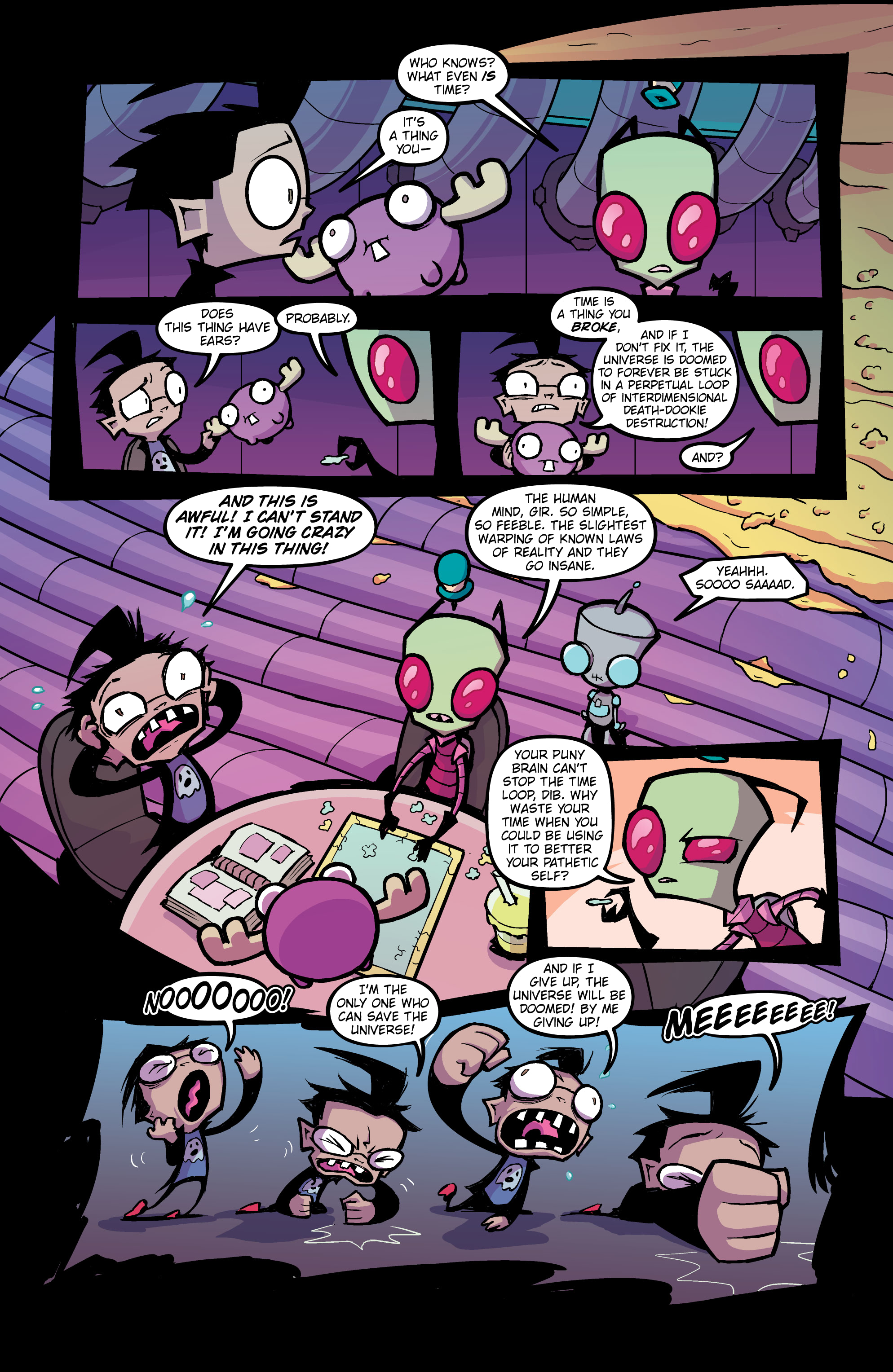 Read online Invader Zim: The Dookie Loop Horror comic -  Issue # Full - 30