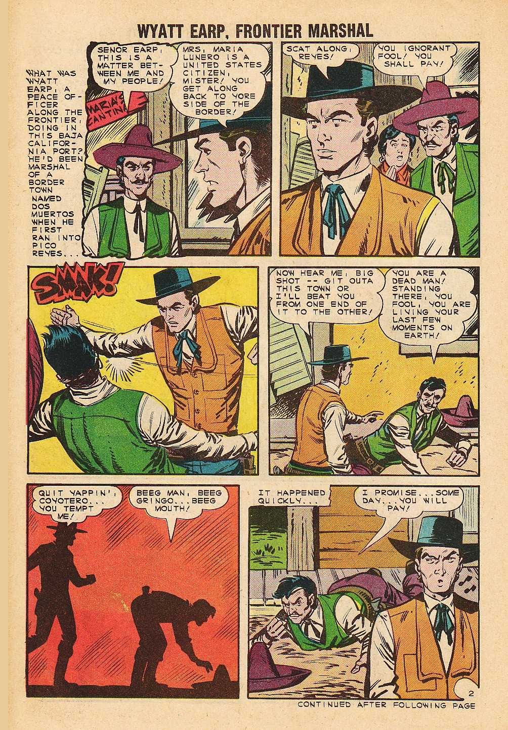 Read online Wyatt Earp Frontier Marshal comic -  Issue #54 - 14