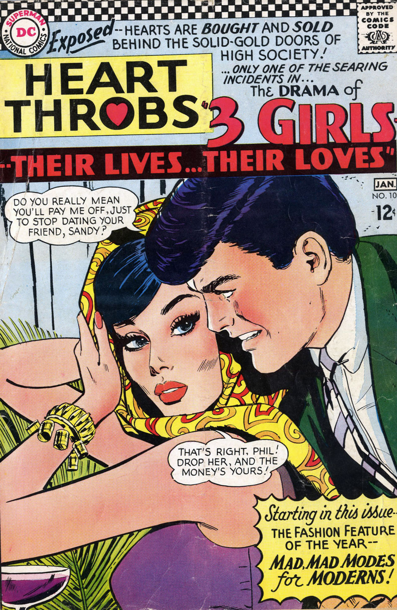 Read online Heart Throbs comic -  Issue #105 - 1