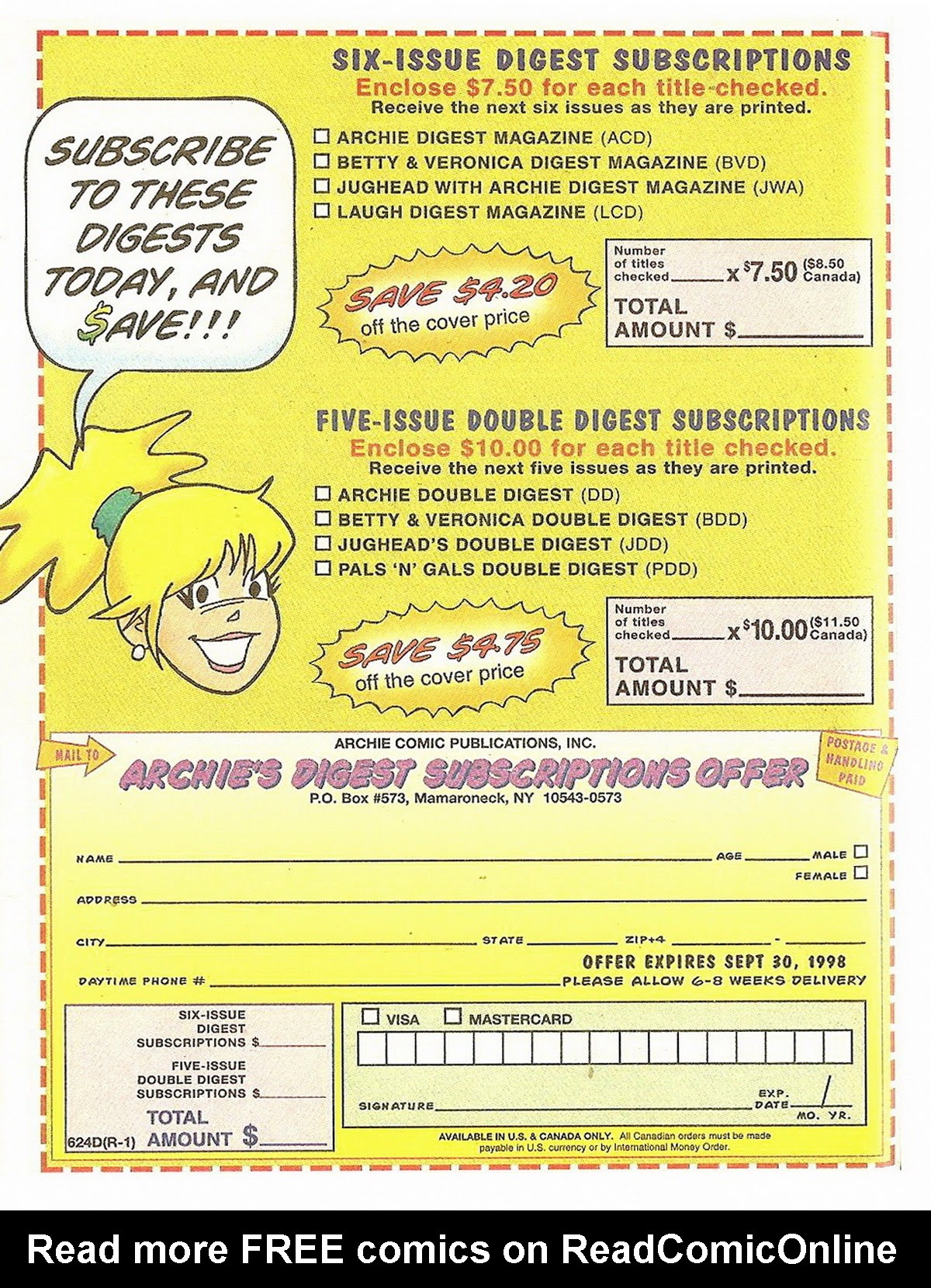 Read online Archie's Double Digest Magazine comic -  Issue #102 - 193