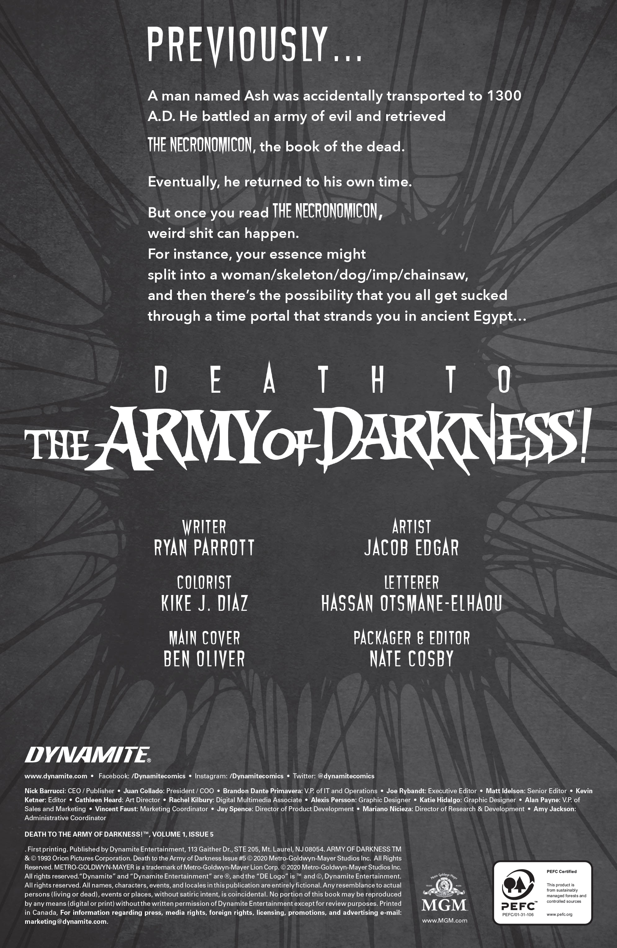 Read online Death To The Army of Darkness comic -  Issue #5 - 5