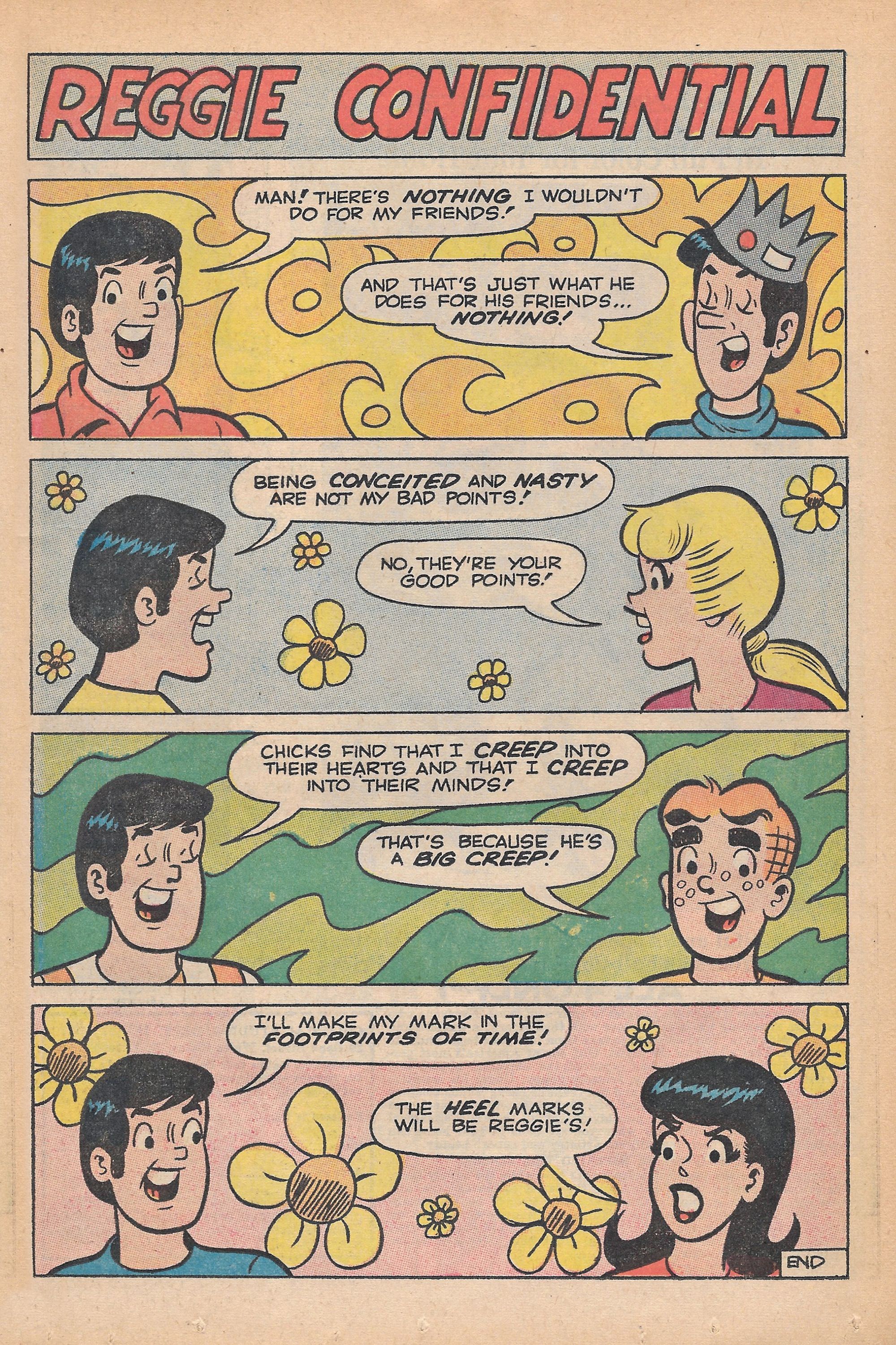 Read online Reggie's Wise Guy Jokes comic -  Issue #11 - 11