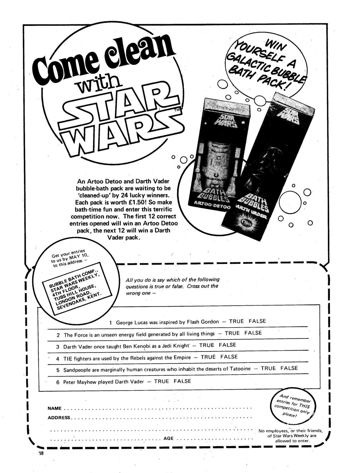 Read online Star Wars Weekly comic -  Issue #12 - 18