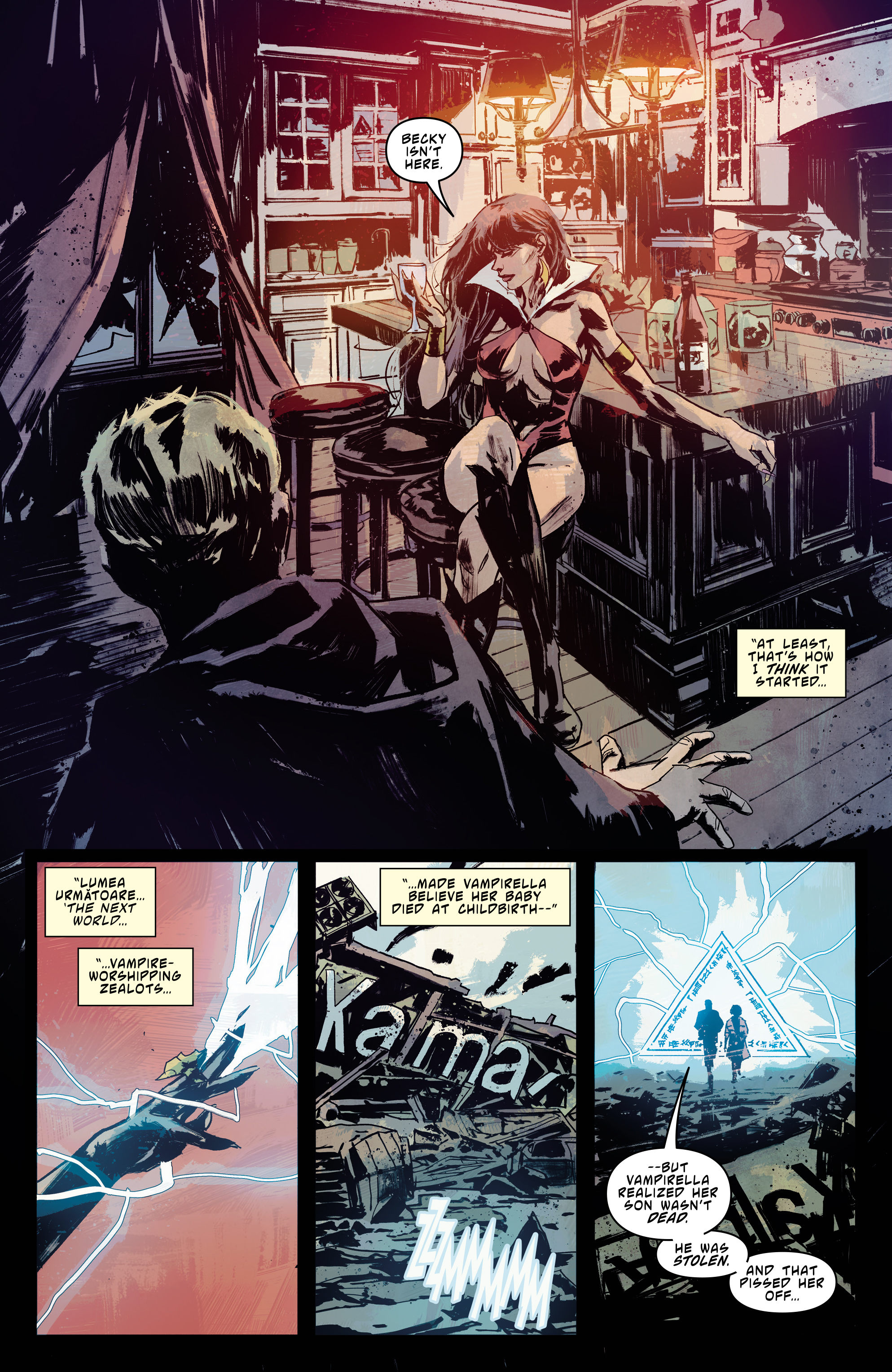 Read online Vampirella/Dracula: Rage comic -  Issue #2 - 9