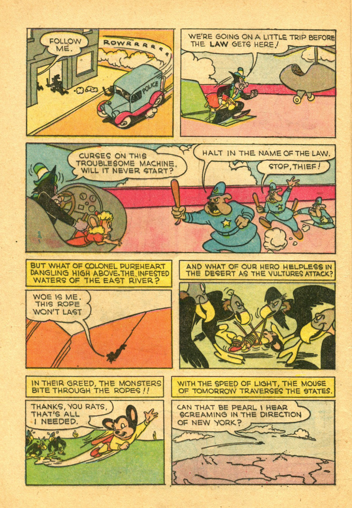 Read online Paul Terry's Mighty Mouse Comics comic -  Issue #8 - 8
