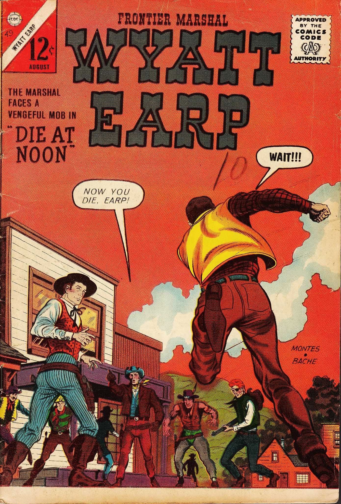 Read online Wyatt Earp Frontier Marshal comic -  Issue #49 - 1