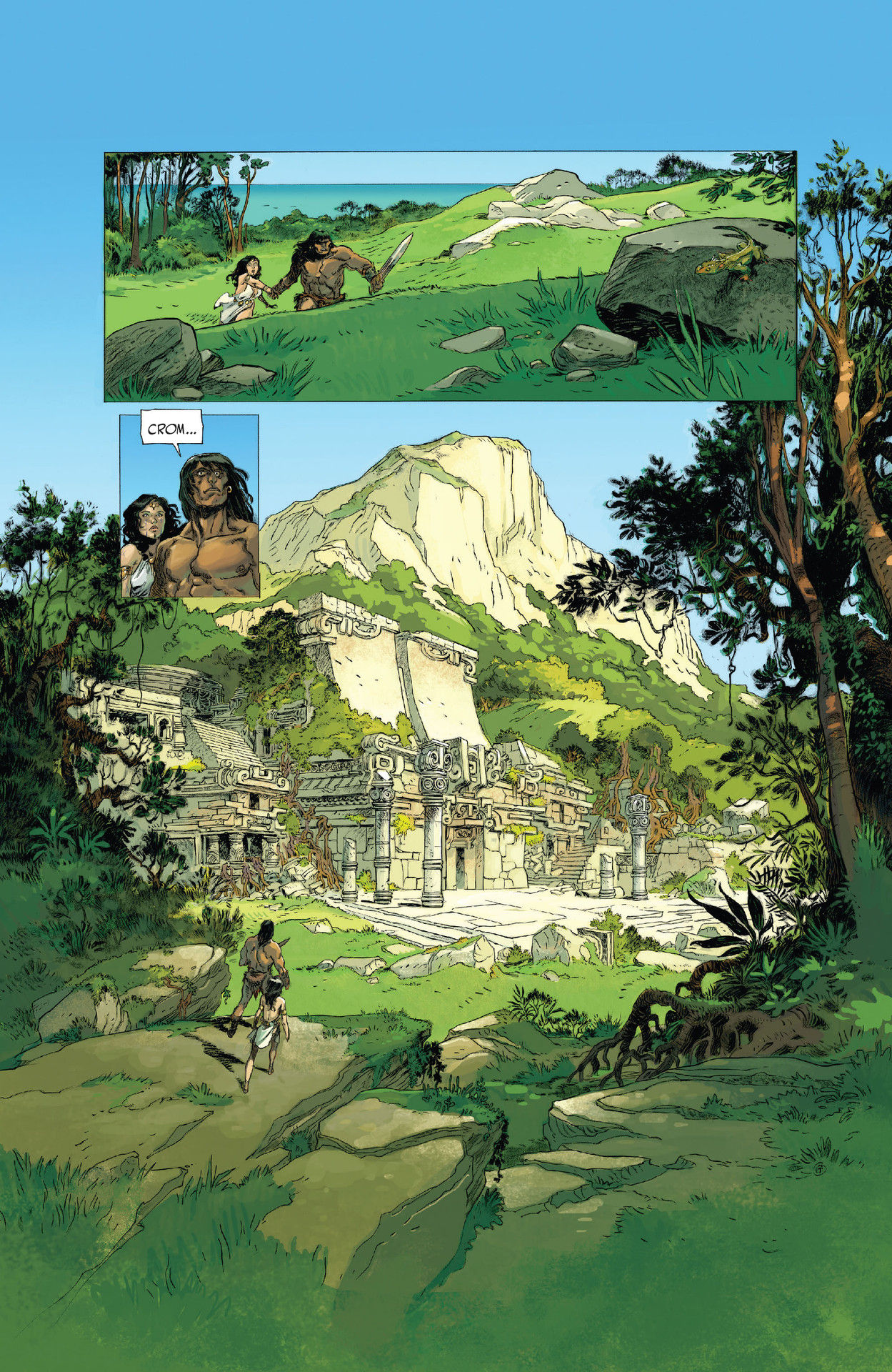 Read online The Cimmerian comic -  Issue # TPB 3 - 22