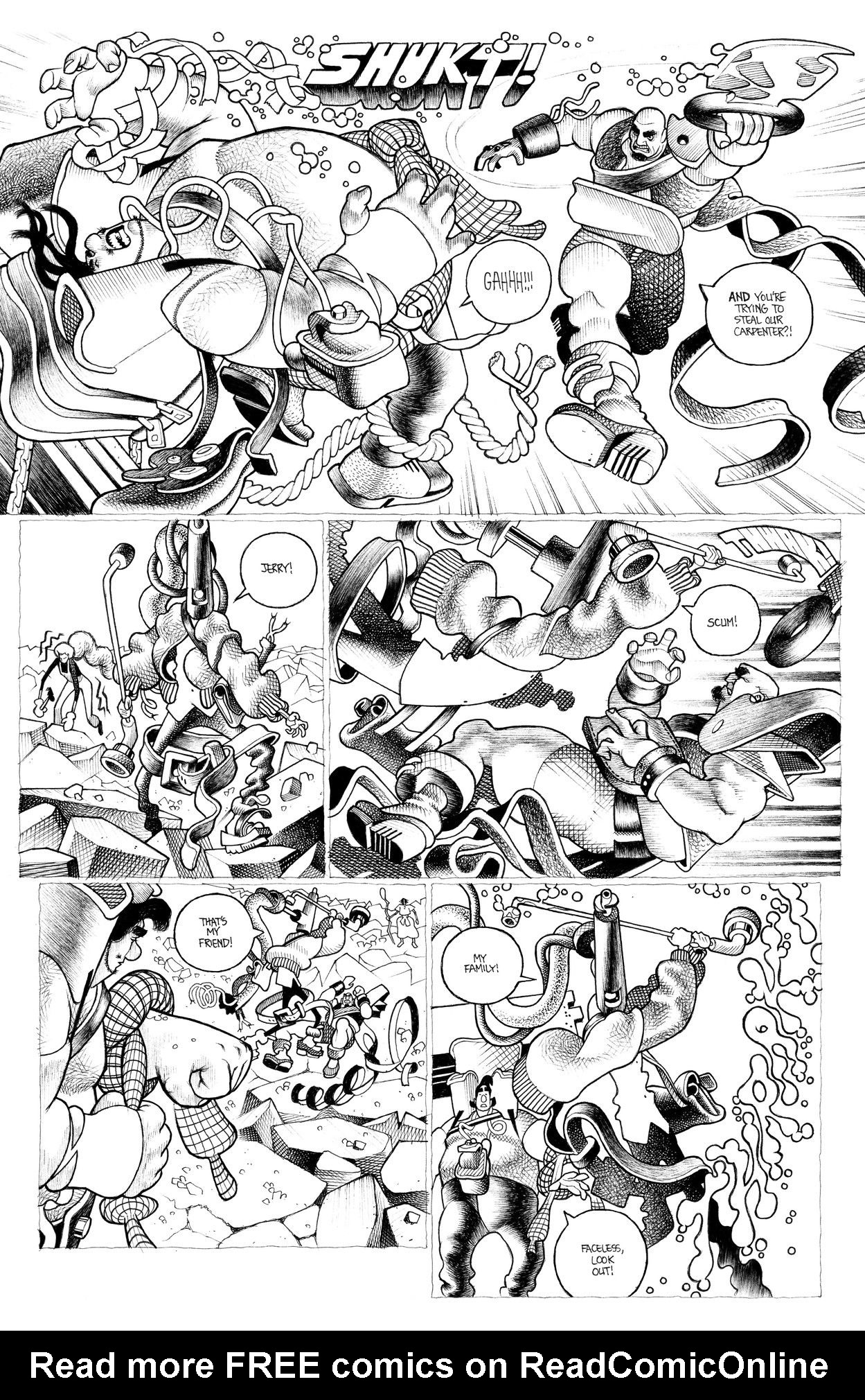 Read online Faceless and the Family comic -  Issue #1 - 39