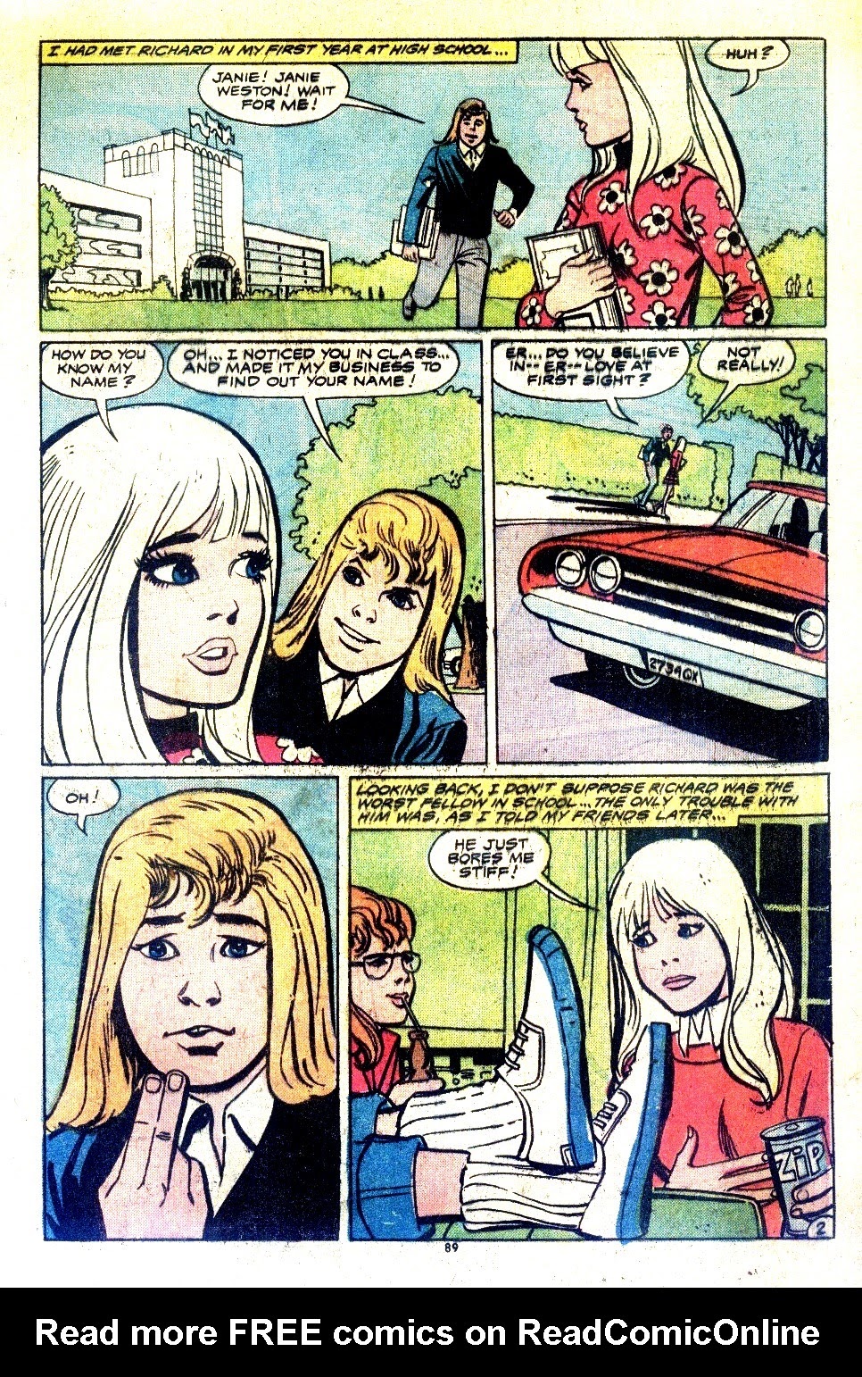 Read online Young Love (1963) comic -  Issue #109 - 89
