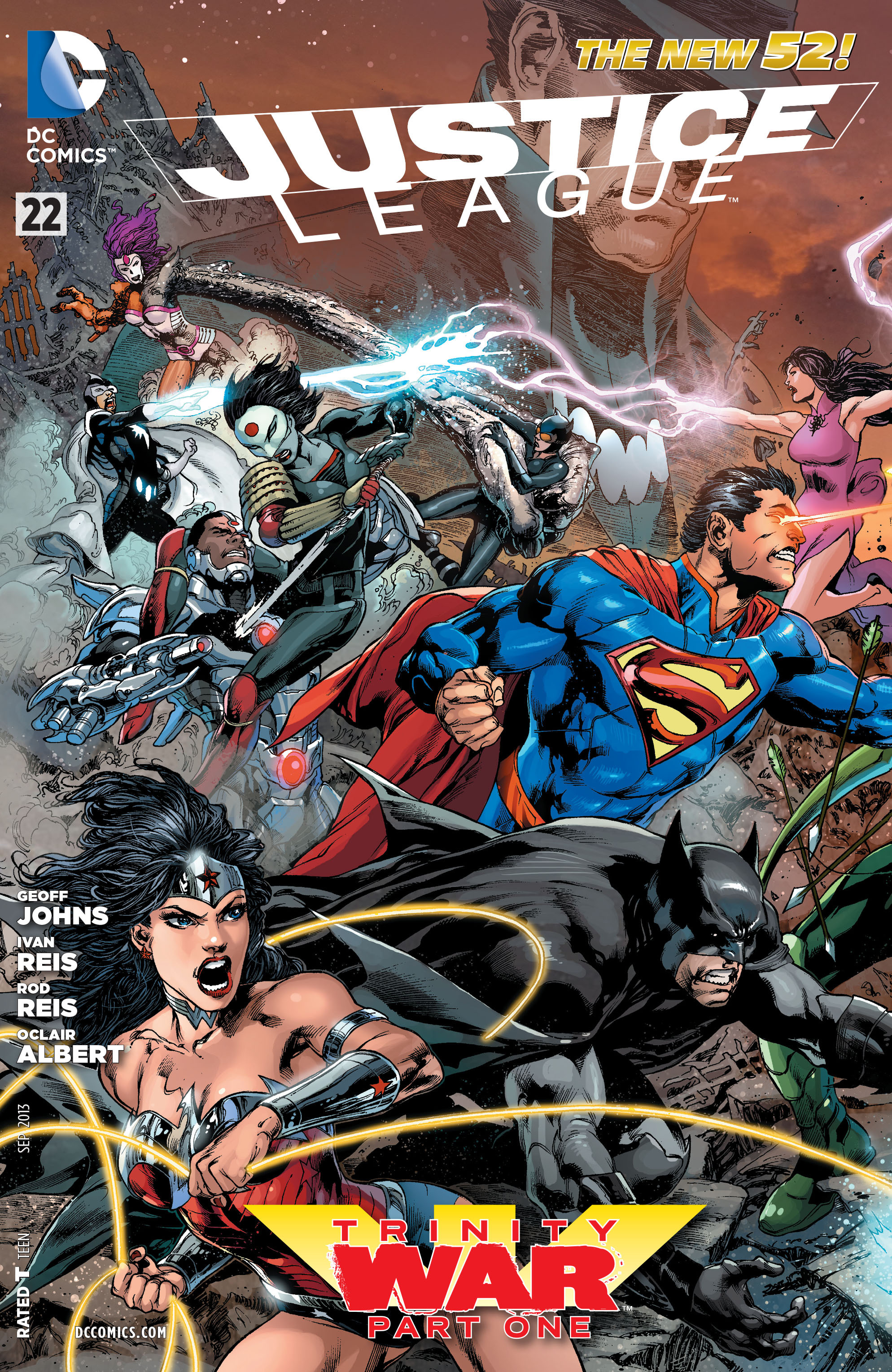 Read online Justice League (2011) comic -  Issue #22 - 1