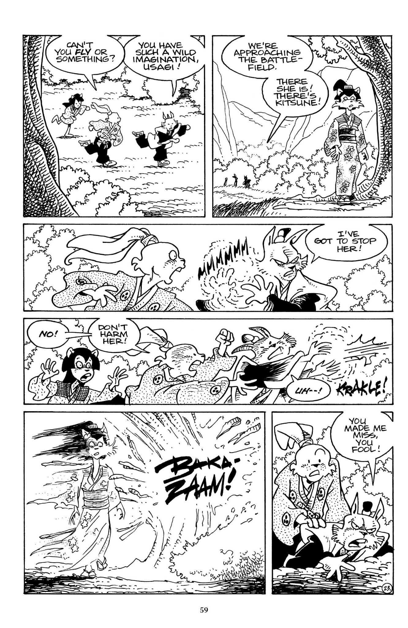 Read online The Usagi Yojimbo Saga comic -  Issue # TPB 7 - 58