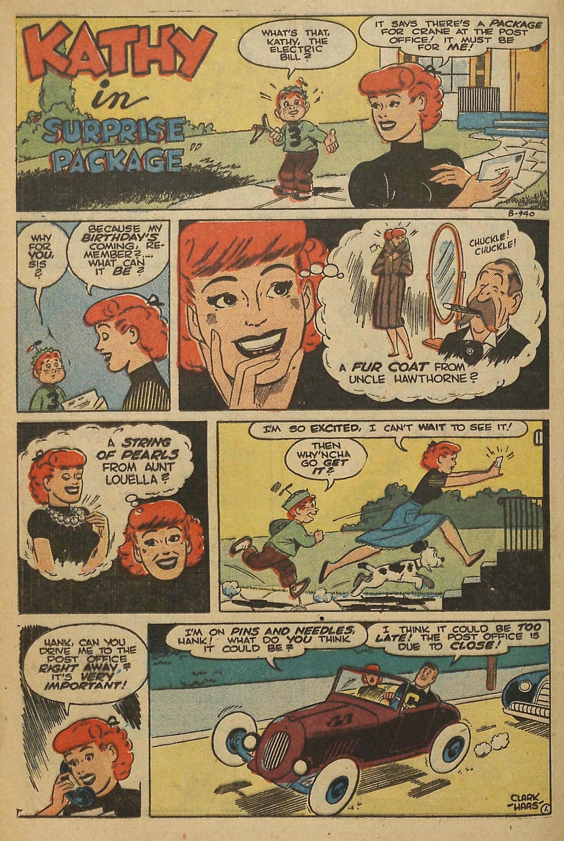 Read online Kathy (1949) comic -  Issue #8 - 12