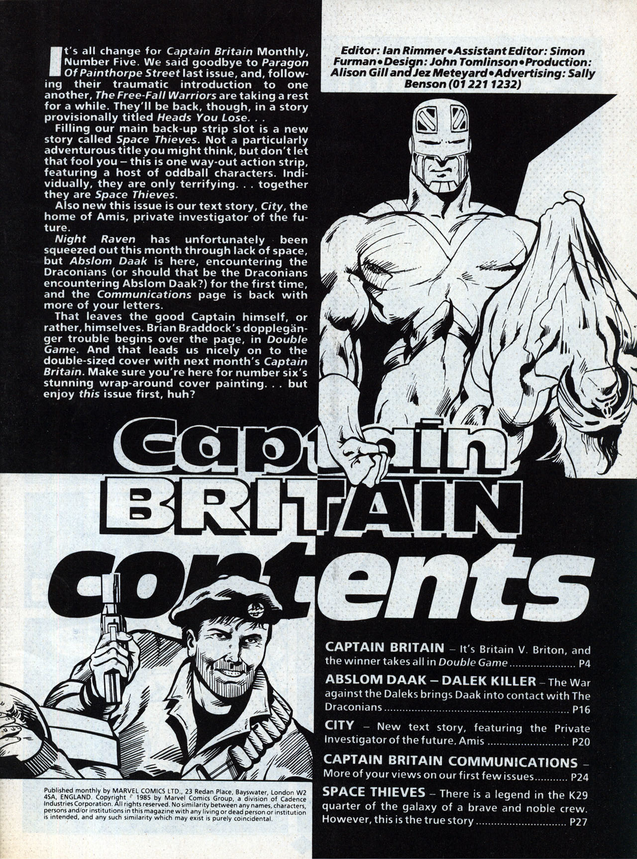 Read online Captain Britain (1985) comic -  Issue #5 - 3