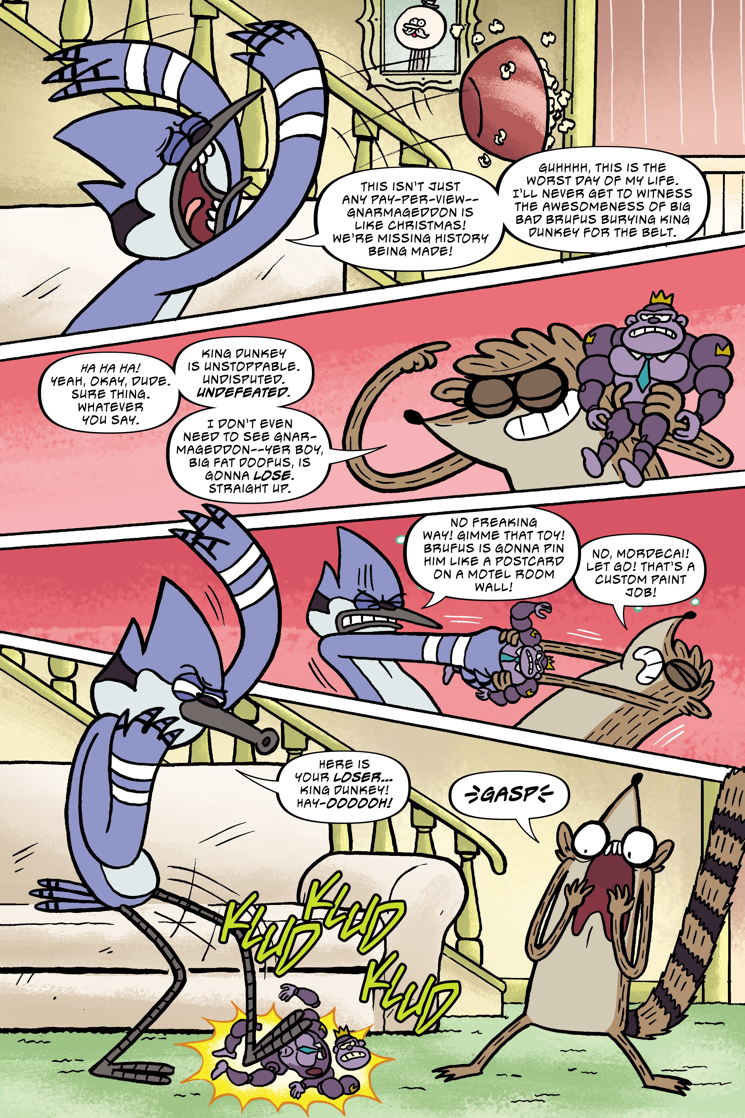 Read online Regular Show: Wrasslesplosion comic -  Issue # TPB - 9