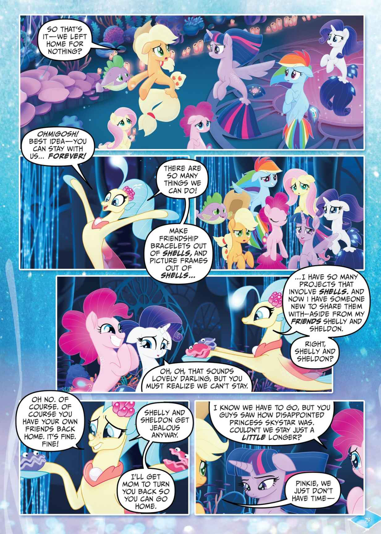 Read online My Little Pony: The Movie Adaptation comic -  Issue # TPB - 76