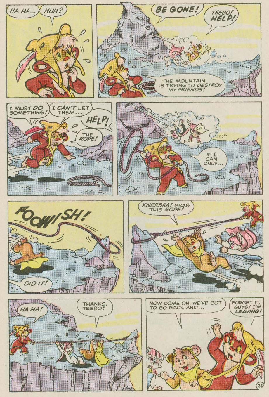 Read online Ewoks (1987) comic -  Issue #7 - 21