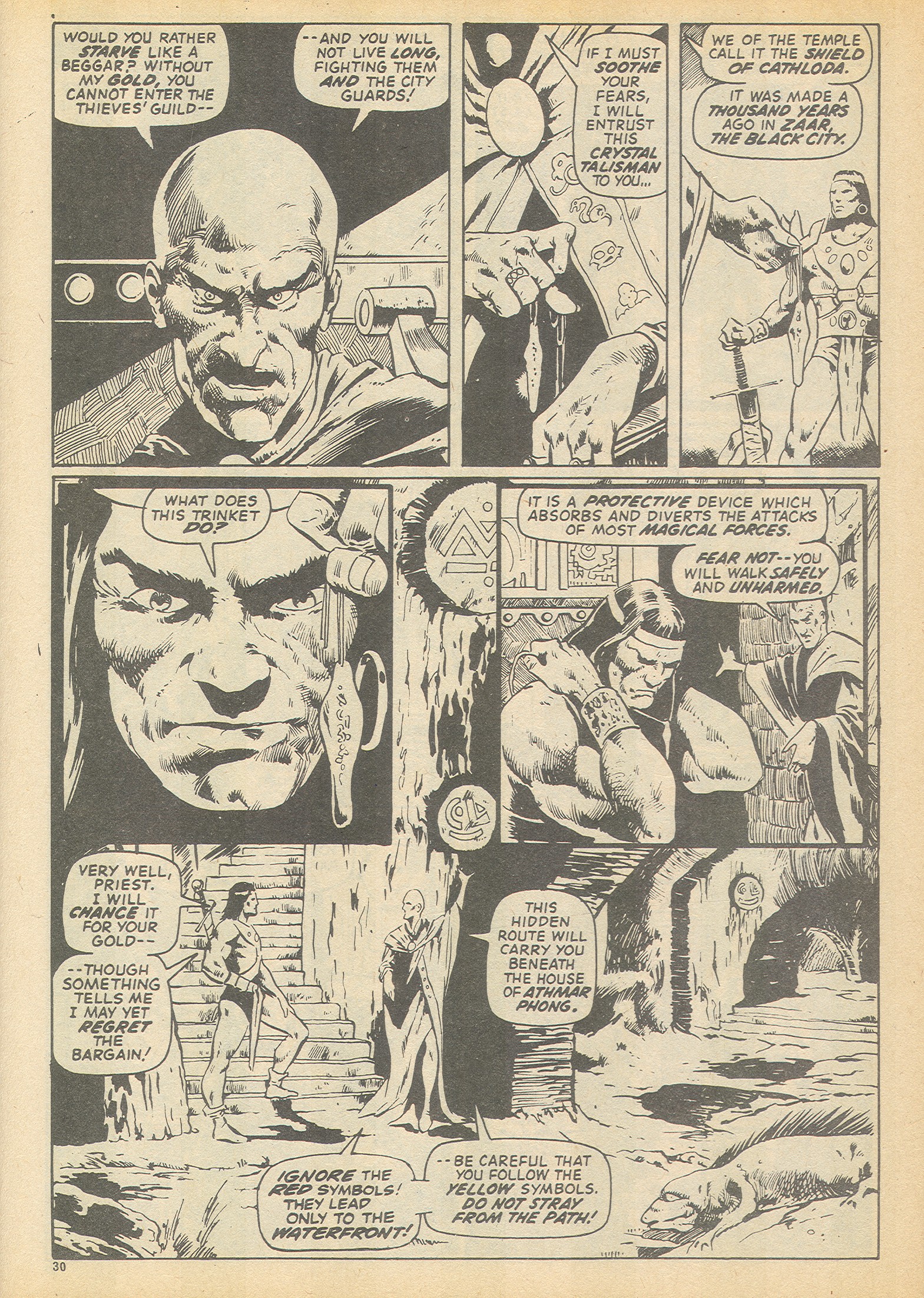 Read online The Savage Sword of Conan (1975) comic -  Issue #13 - 30