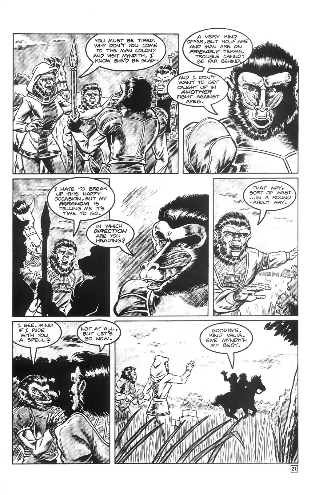 Read online Planet of the Apes: Blood of the Apes comic -  Issue #2 - 24