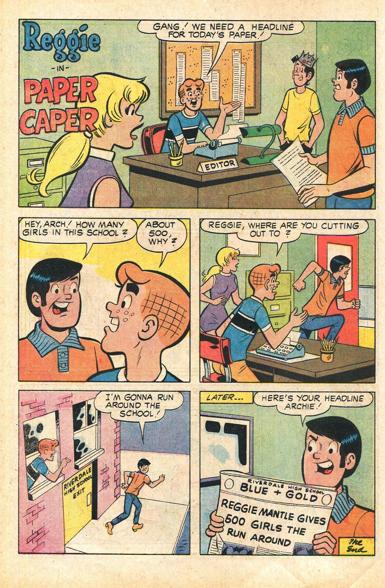 Read online Reggie's Wise Guy Jokes comic -  Issue #7 - 64