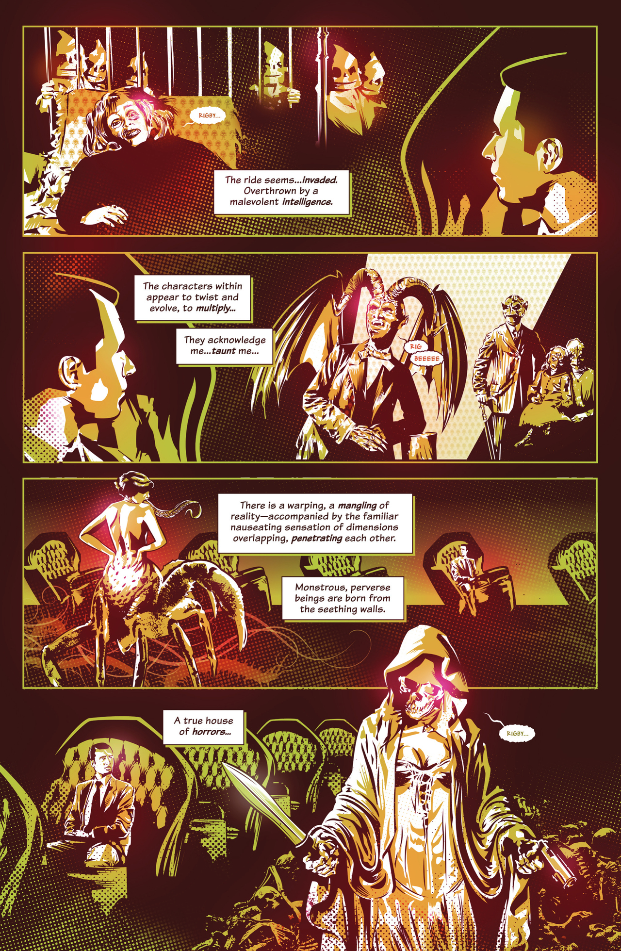 Read online Doctor Rigby: Where Dwells the Ghostly Baron comic -  Issue # Full - 10
