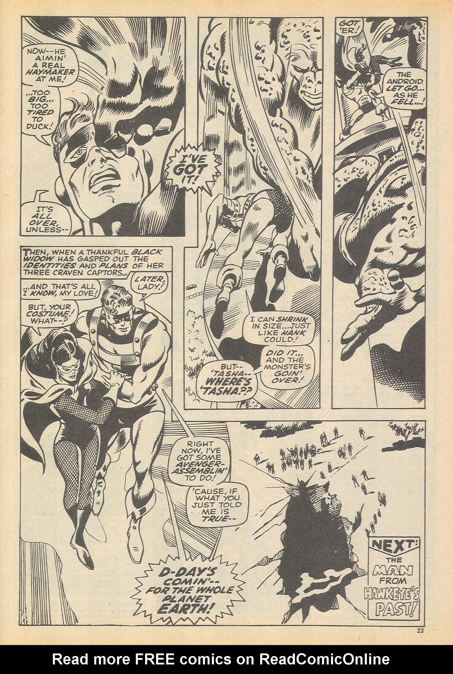 Read online The Avengers (1973) comic -  Issue #93 - 23