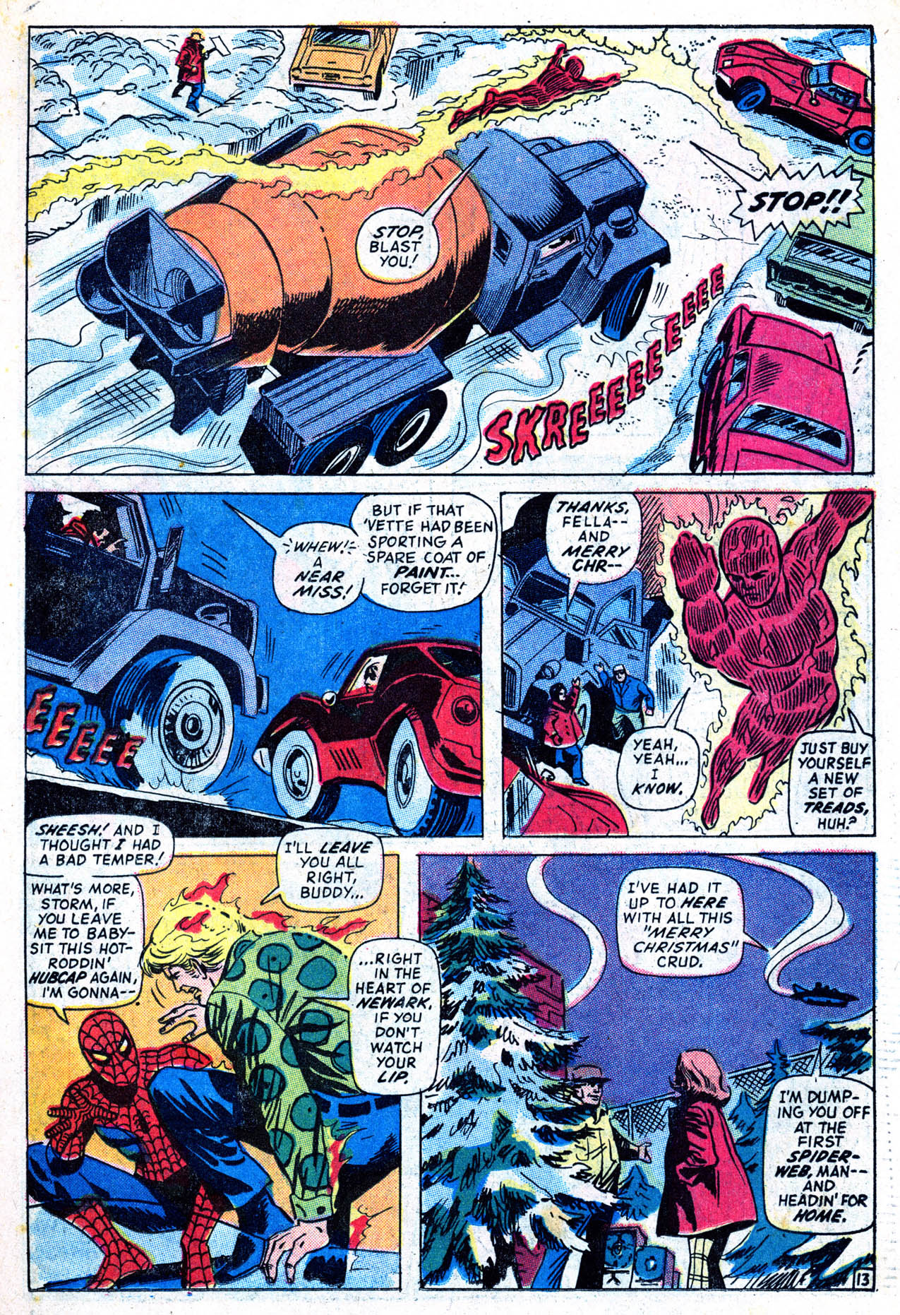 Read online Marvel Treasury Special, Giant Superhero Holiday Grab-Bag comic -  Issue # TPB - 16