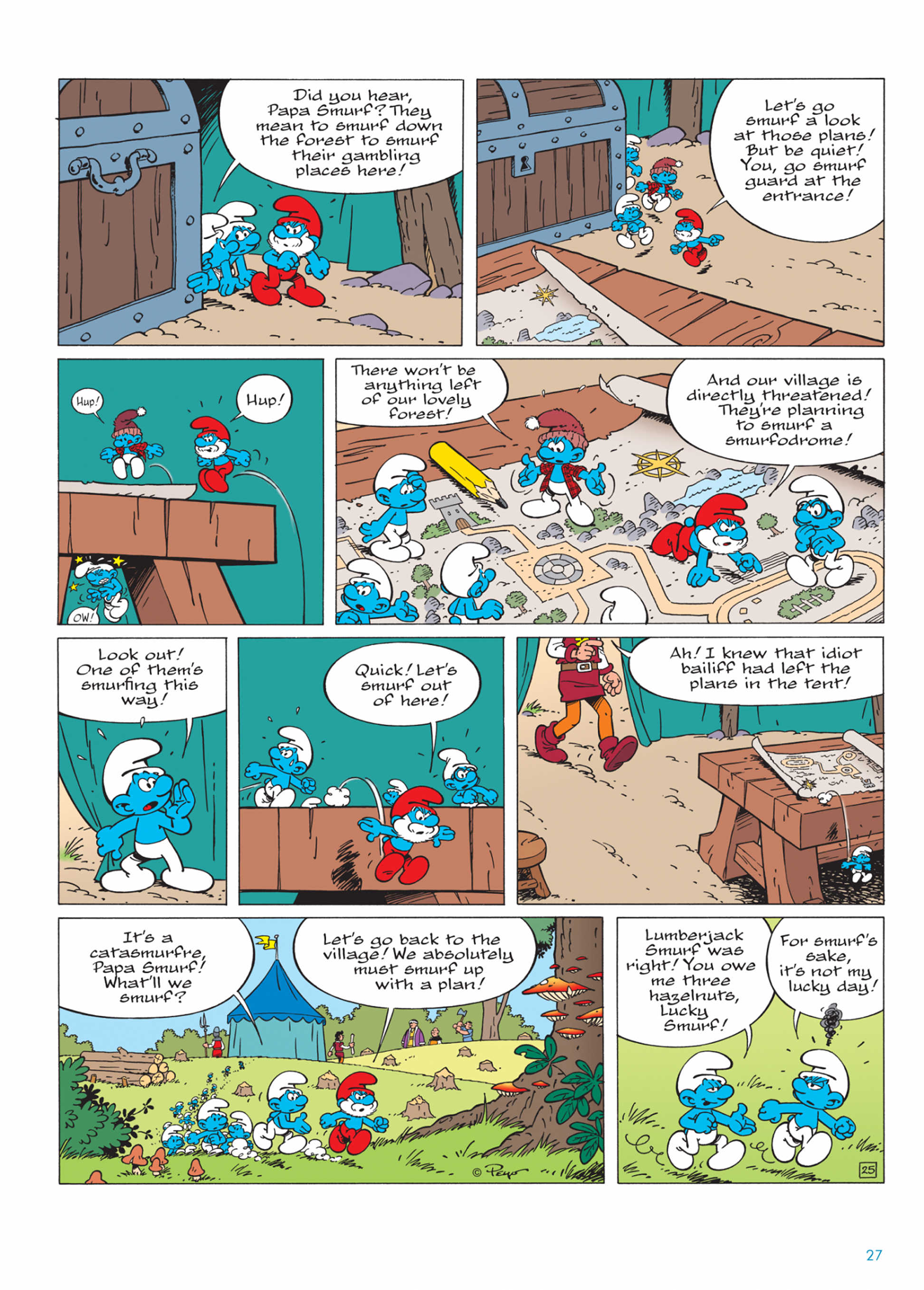 Read online The Smurfs comic -  Issue #25 - 28