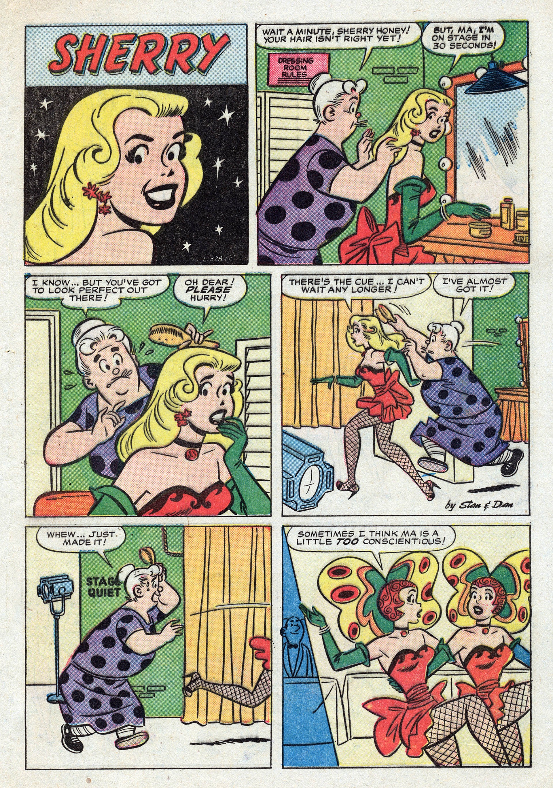 Read online Showgirls (1957) comic -  Issue #4 - 17