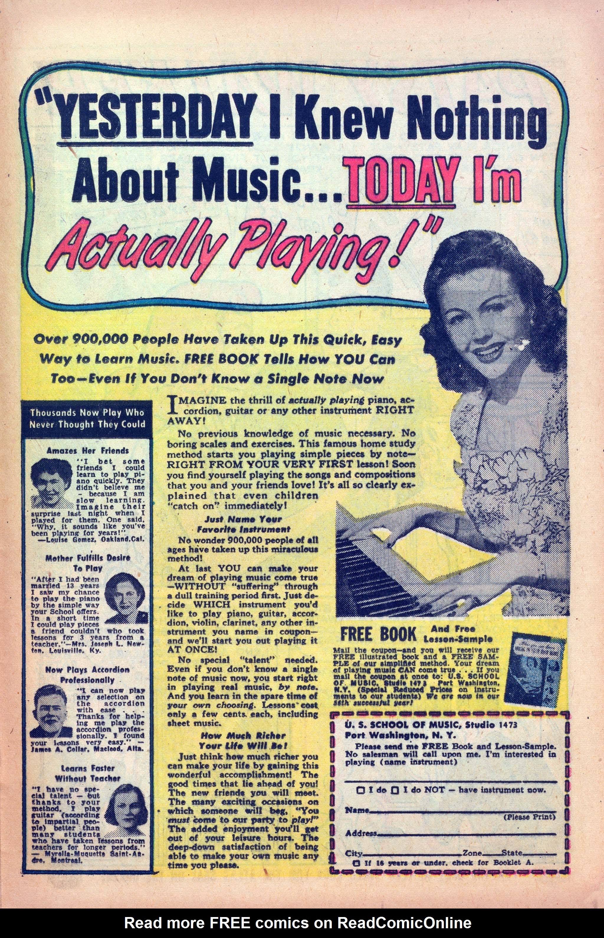 Read online Patsy and her Pals comic -  Issue #6 - 25