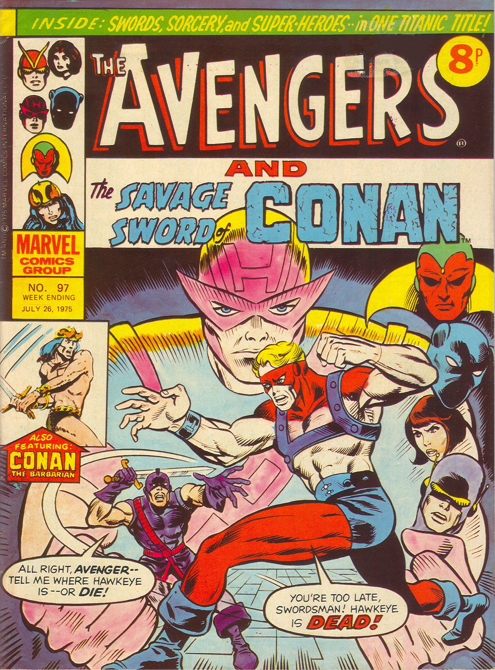 Read online The Avengers (1973) comic -  Issue #97 - 1