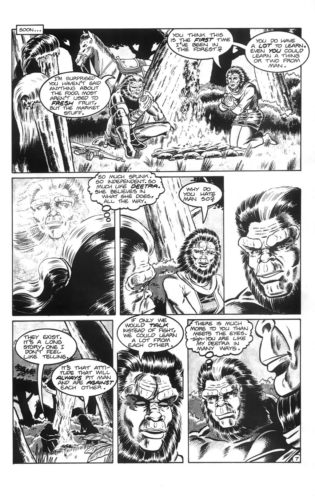 Read online Planet of the Apes: Blood of the Apes comic -  Issue #3 - 8