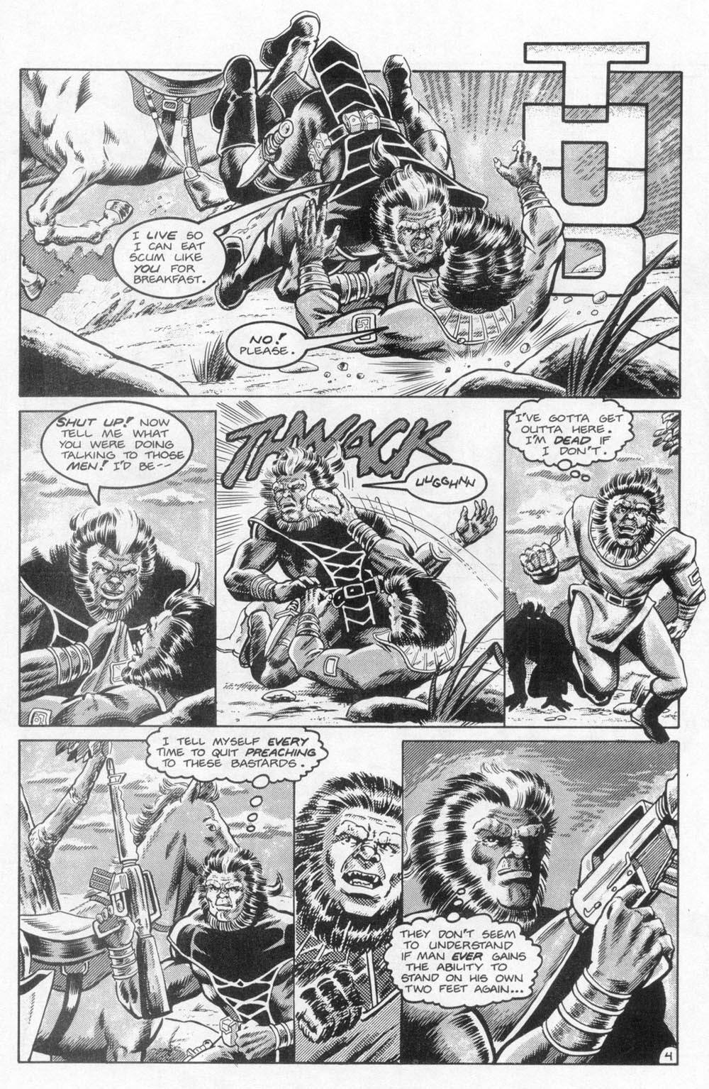 Read online Planet of the Apes: Blood of the Apes comic -  Issue #1 - 5