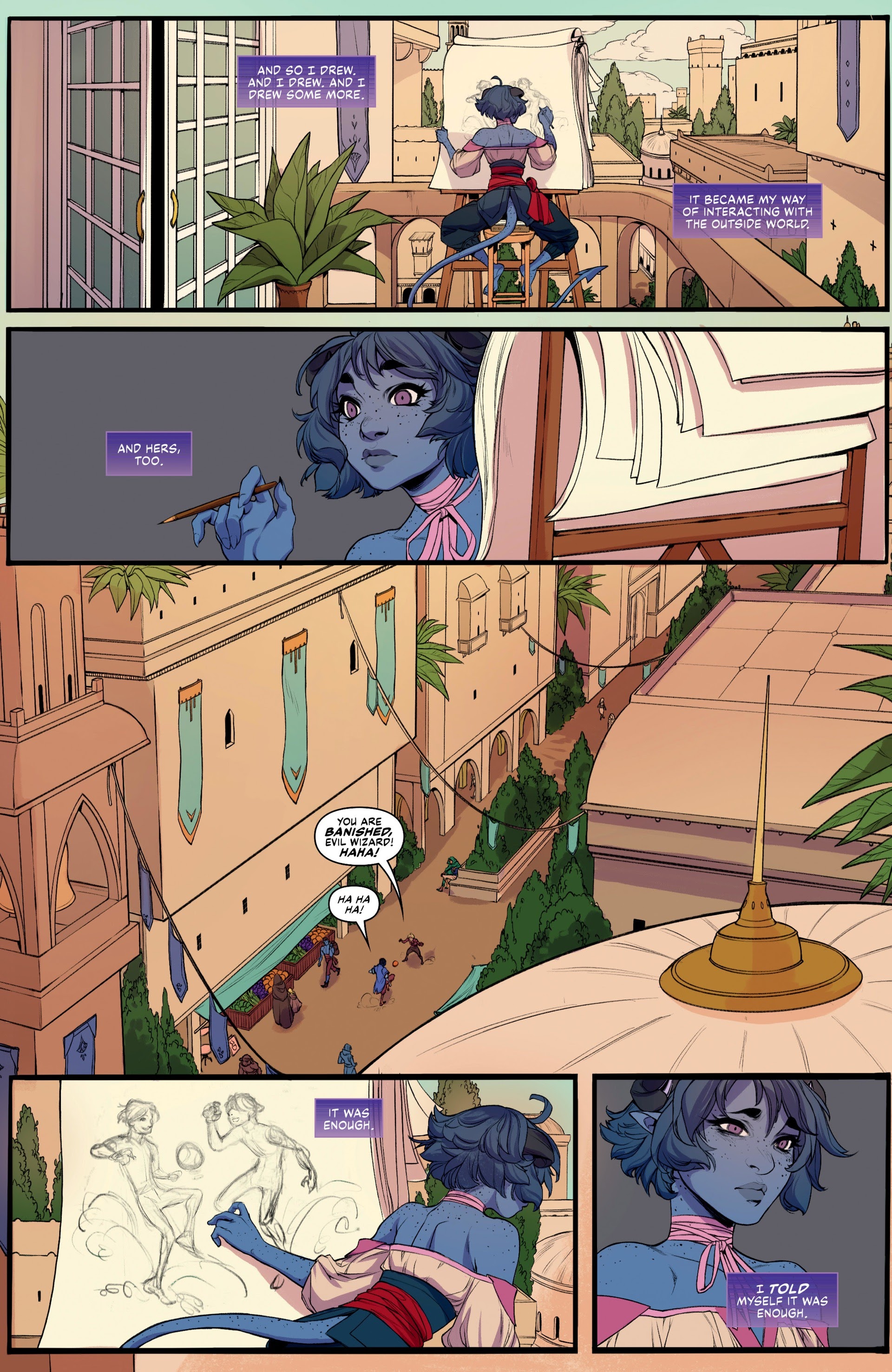 Read online Critical Role: The Mighty Nein Origins–Jester Lavorre comic -  Issue # Full - 14