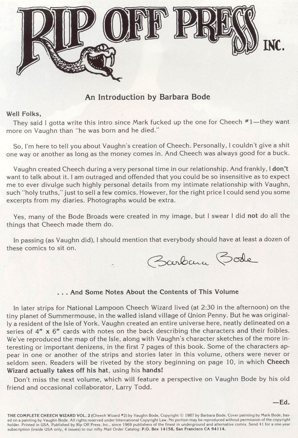 Read online Complete Cheech Wizard comic -  Issue #2 - 3