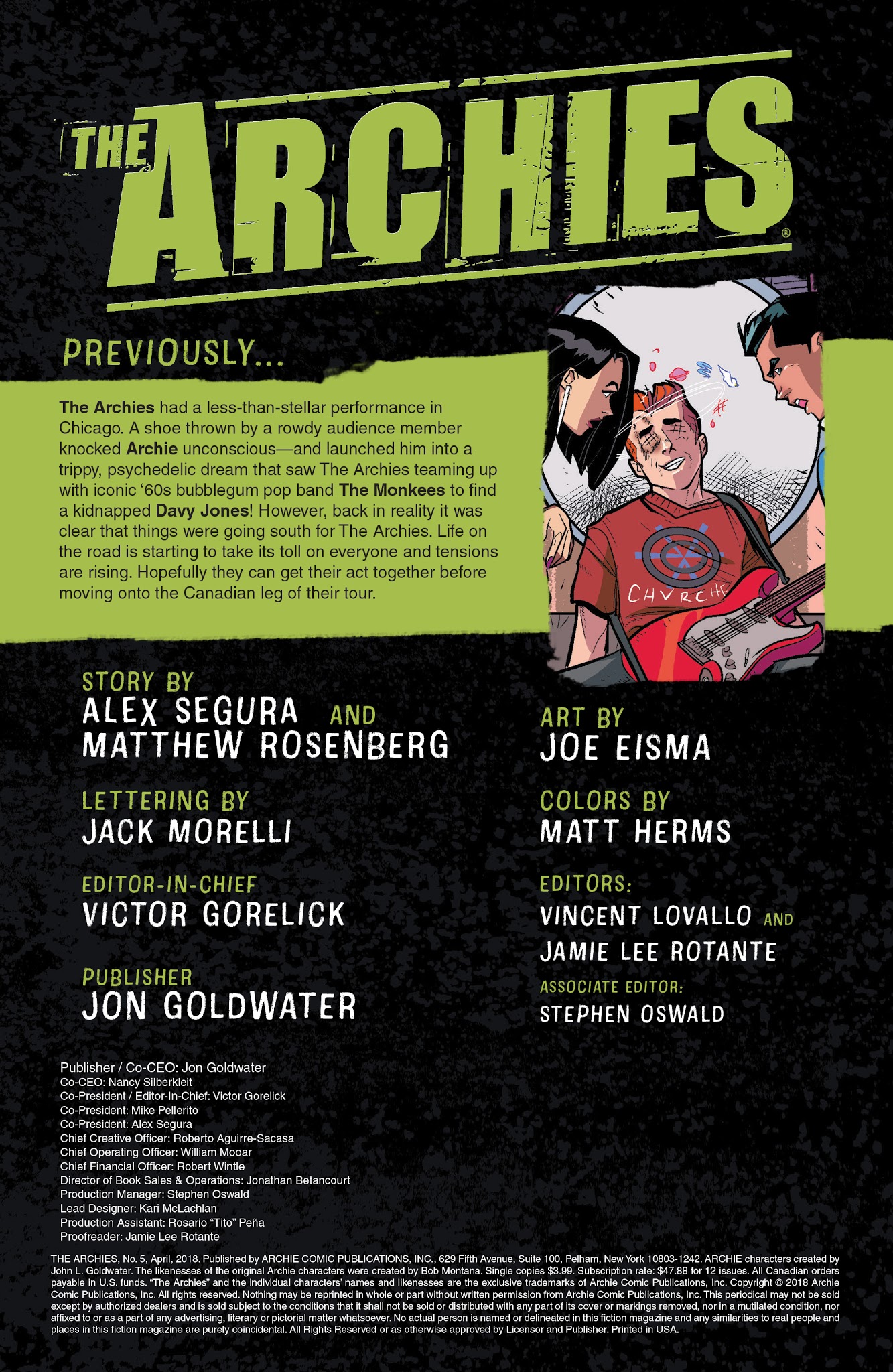 Read online The Archies comic -  Issue #5 - 2