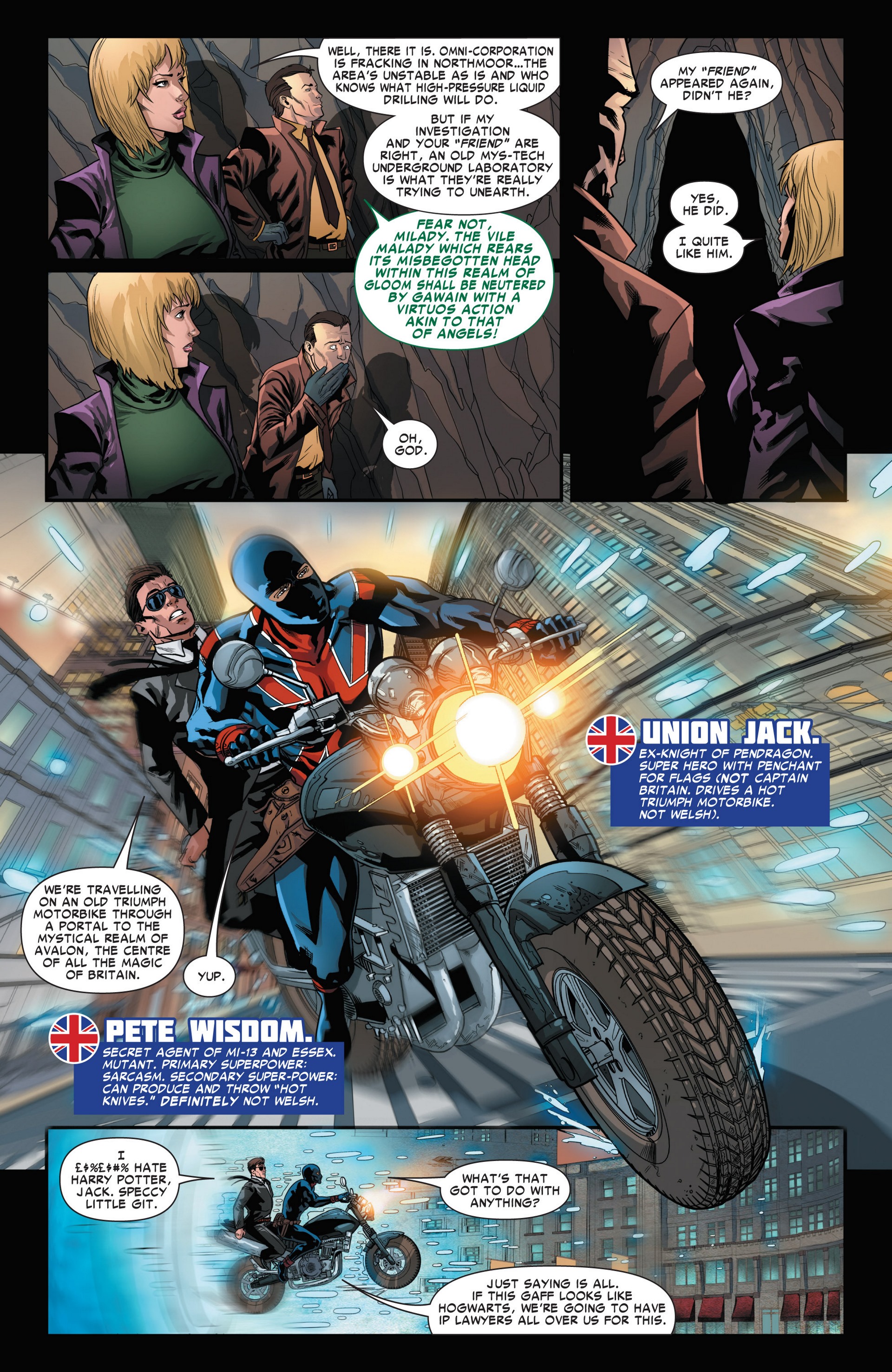 Read online Revolutionary War: Knights of Pendragon comic -  Issue # Full - 6