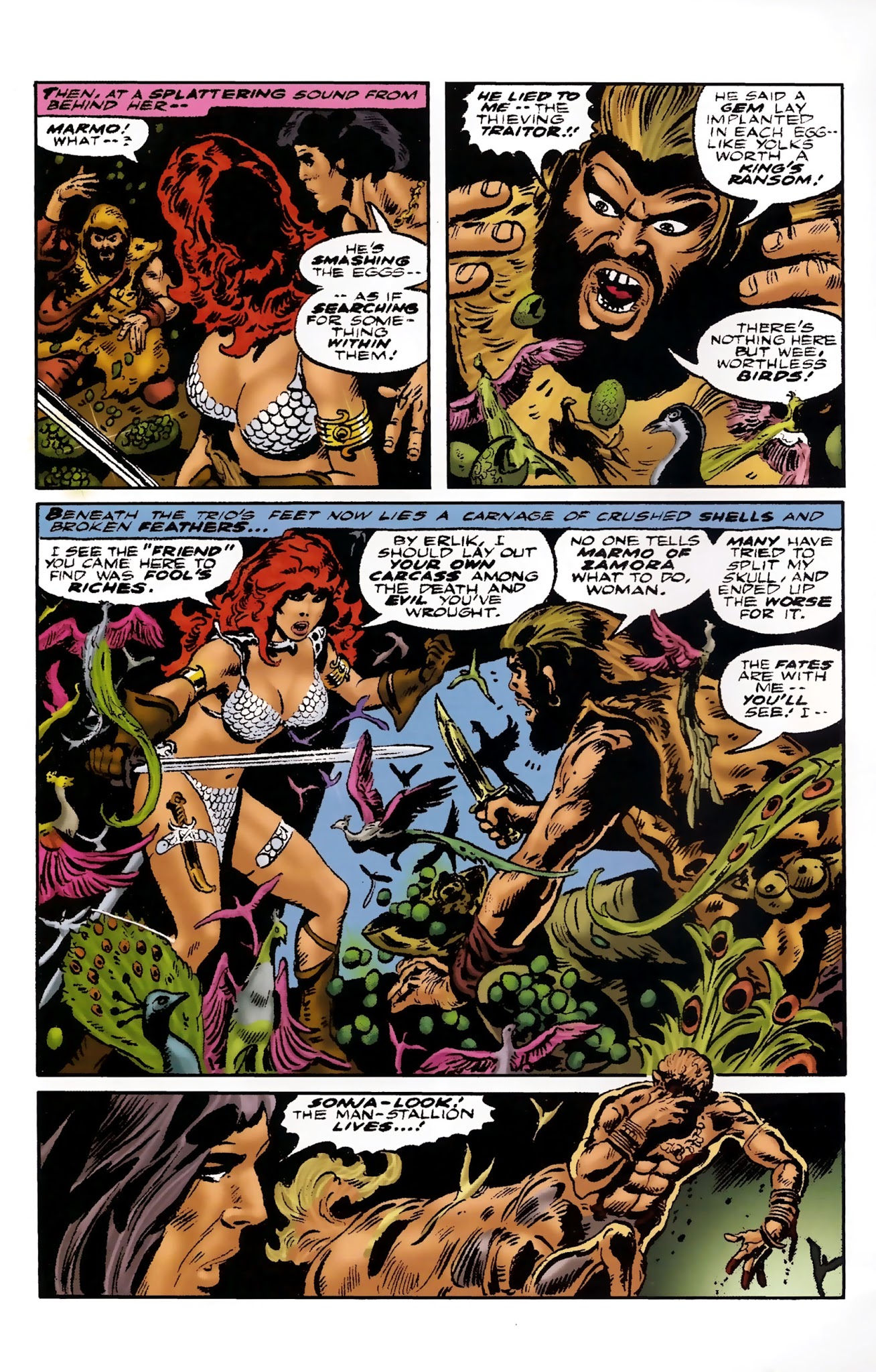 Read online The Adventures of Red Sonja comic -  Issue # TPB 3 - 52