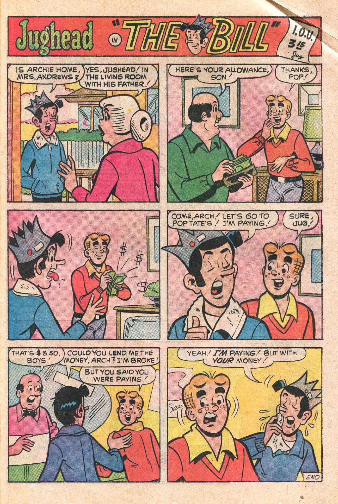 Read online Jughead's Jokes comic -  Issue #37 - 29
