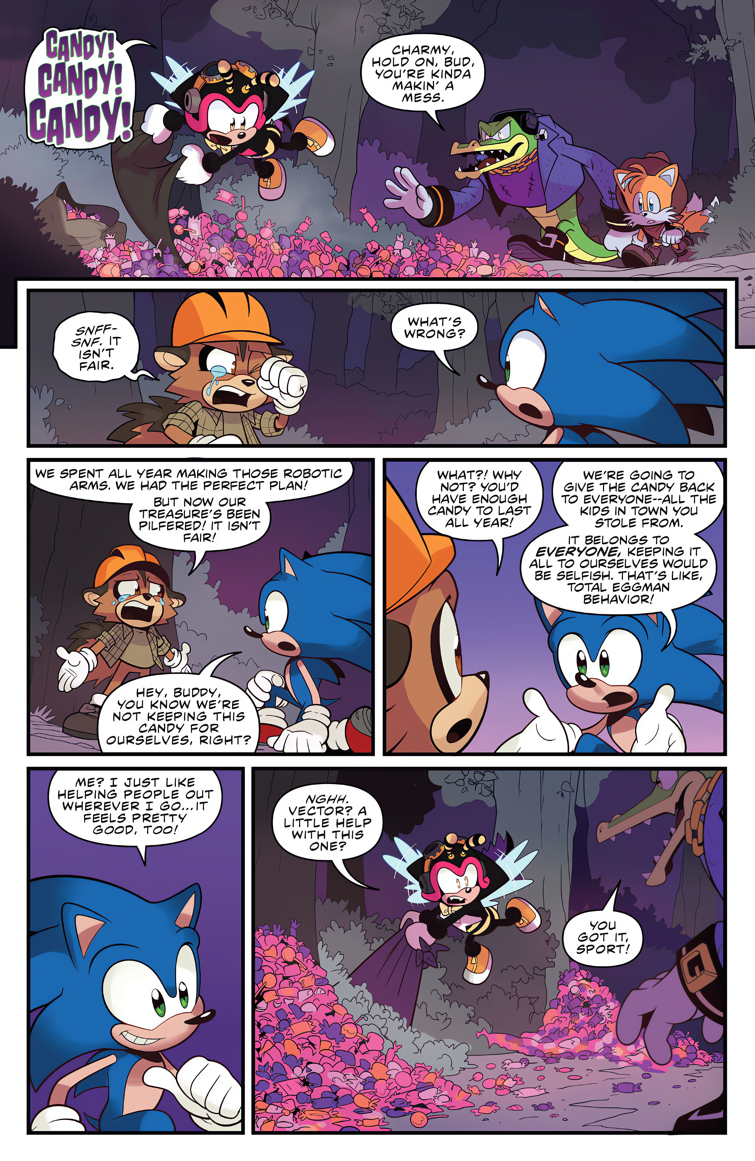 Read online Sonic the Hedgehog (2018) comic -  Issue # _Halloween Special - 22
