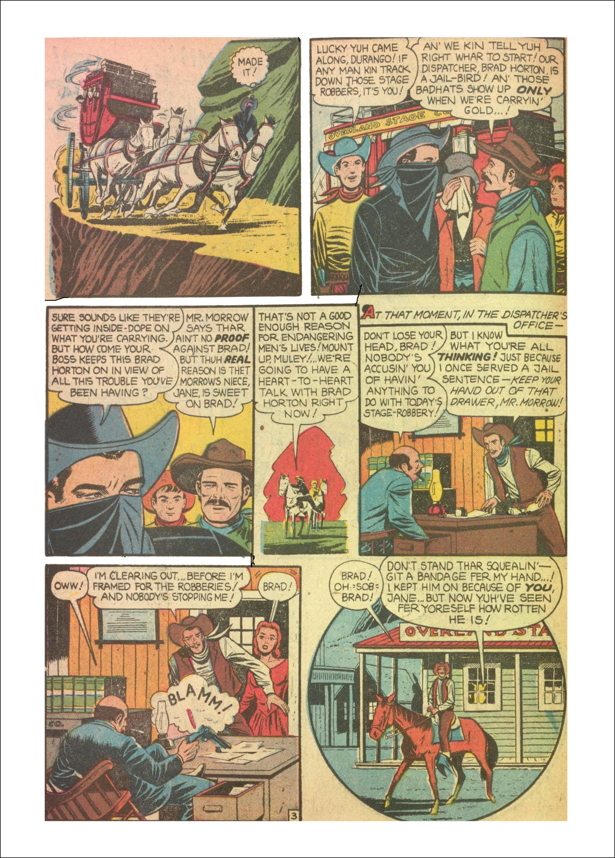 Read online Charles Starrett as The Durango Kid comic -  Issue #36 - 22