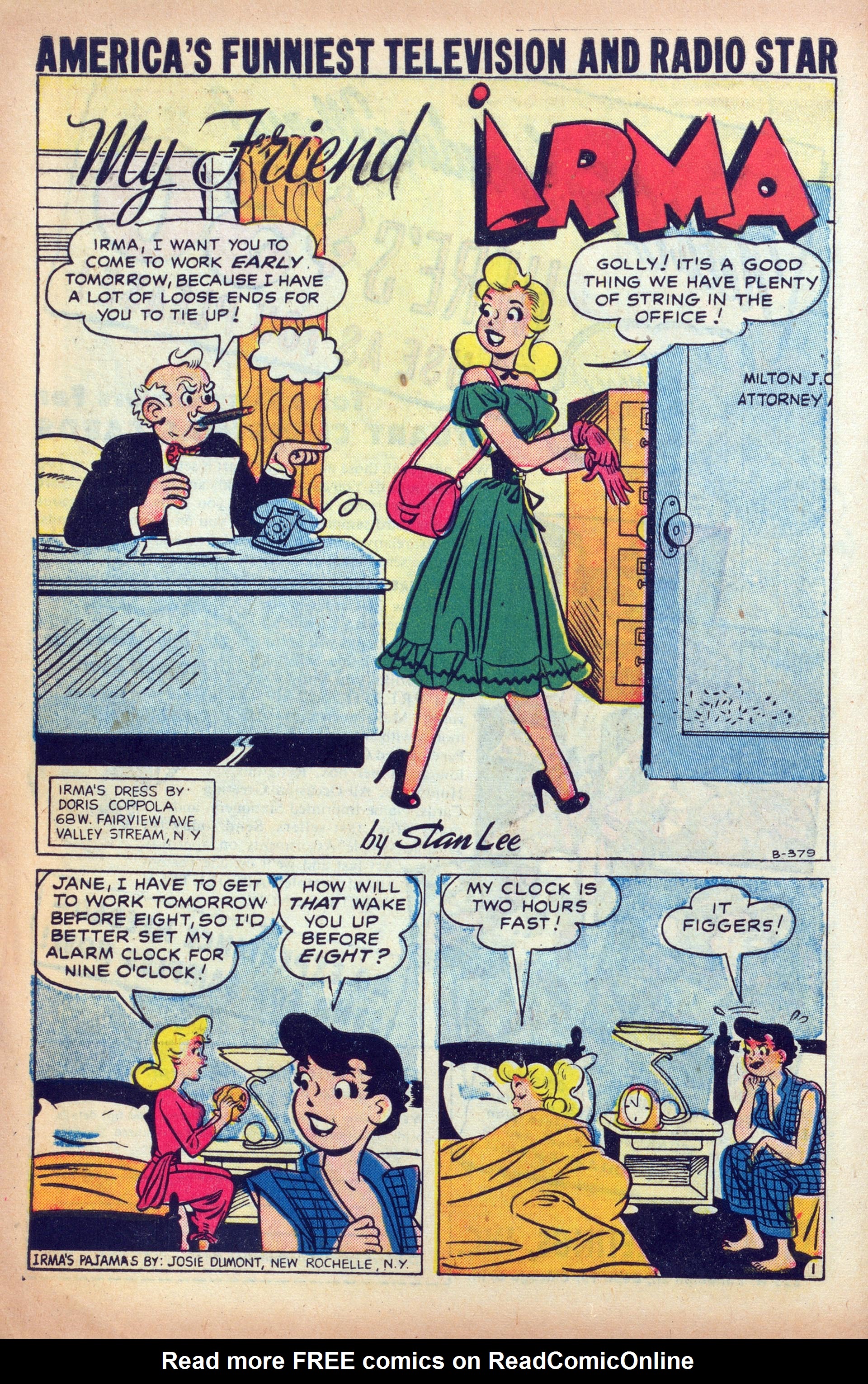 Read online My Friend Irma comic -  Issue #25 - 10
