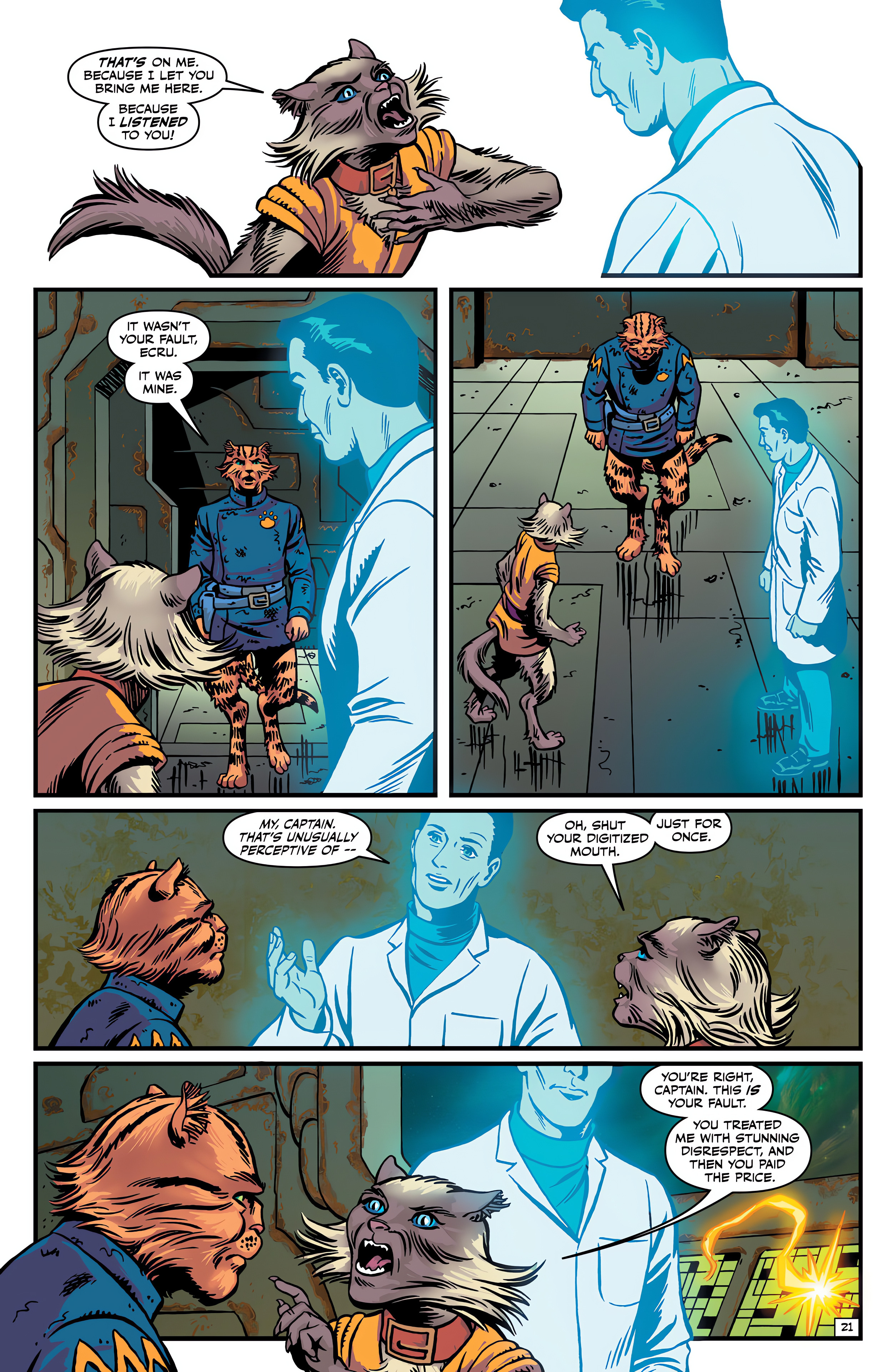 Read online Captain Ginger: The Last Feeder comic -  Issue #1 - 22