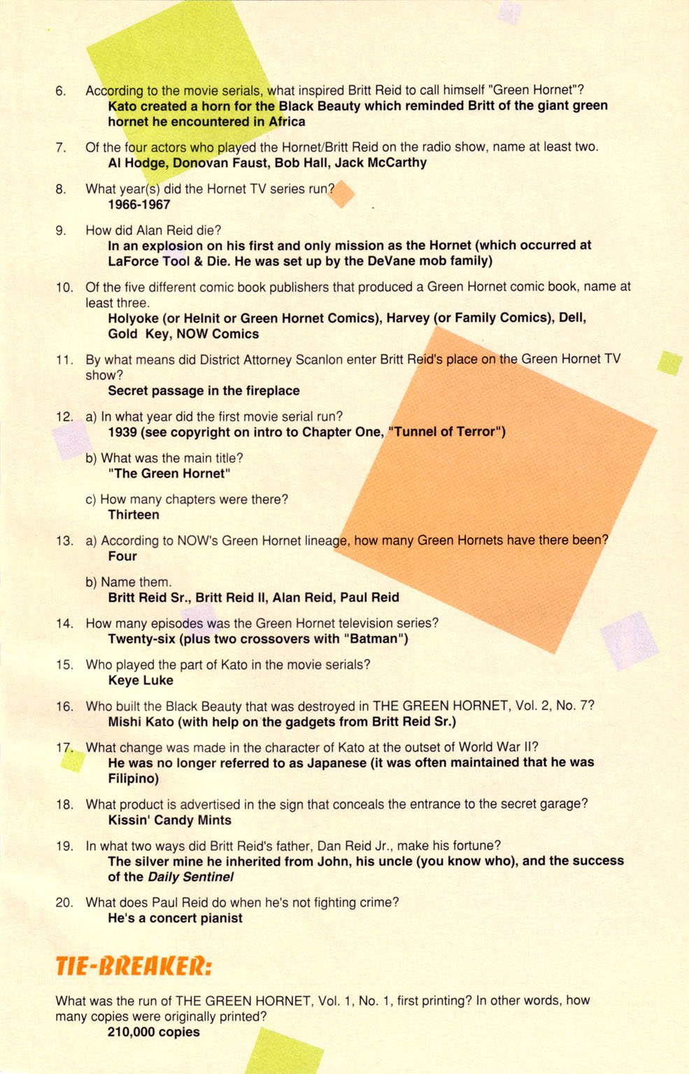 Read online The Green Hornet (1991) comic -  Issue #18 - 24