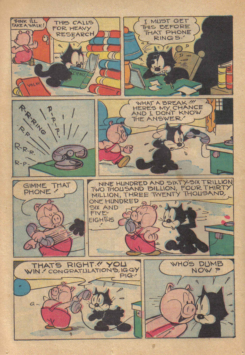 Read online Felix the Cat (1948) comic -  Issue #5 - 34