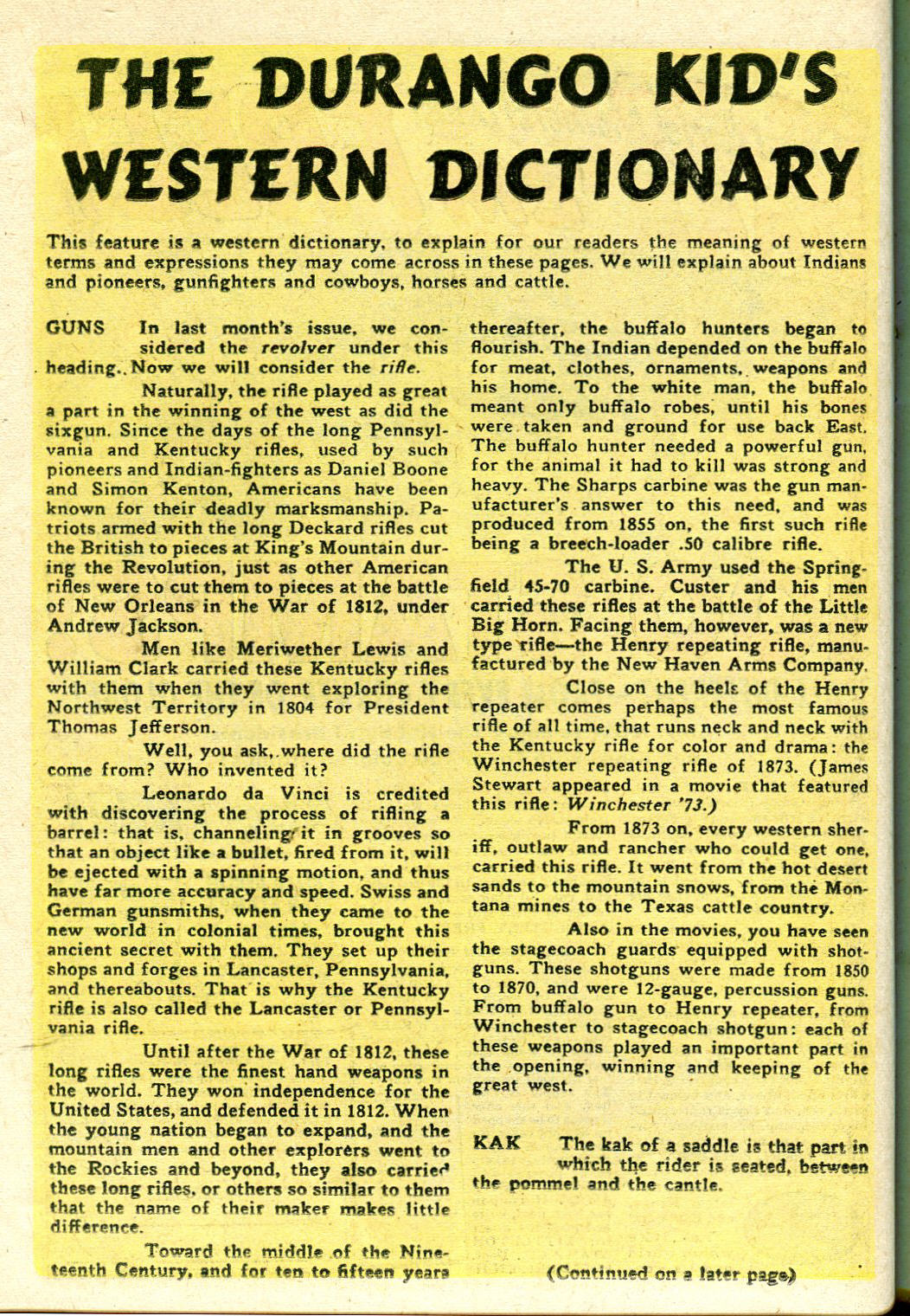 Read online Charles Starrett as The Durango Kid comic -  Issue #37 - 12